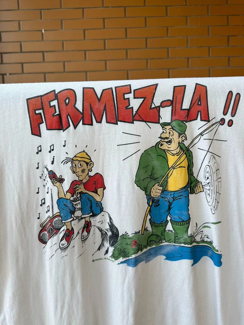 Vintage Vintage Tee 2000 Fermez-La 2505-Nextarrow Size US L / EU 52-54 / 3 - 4 Thumbnail