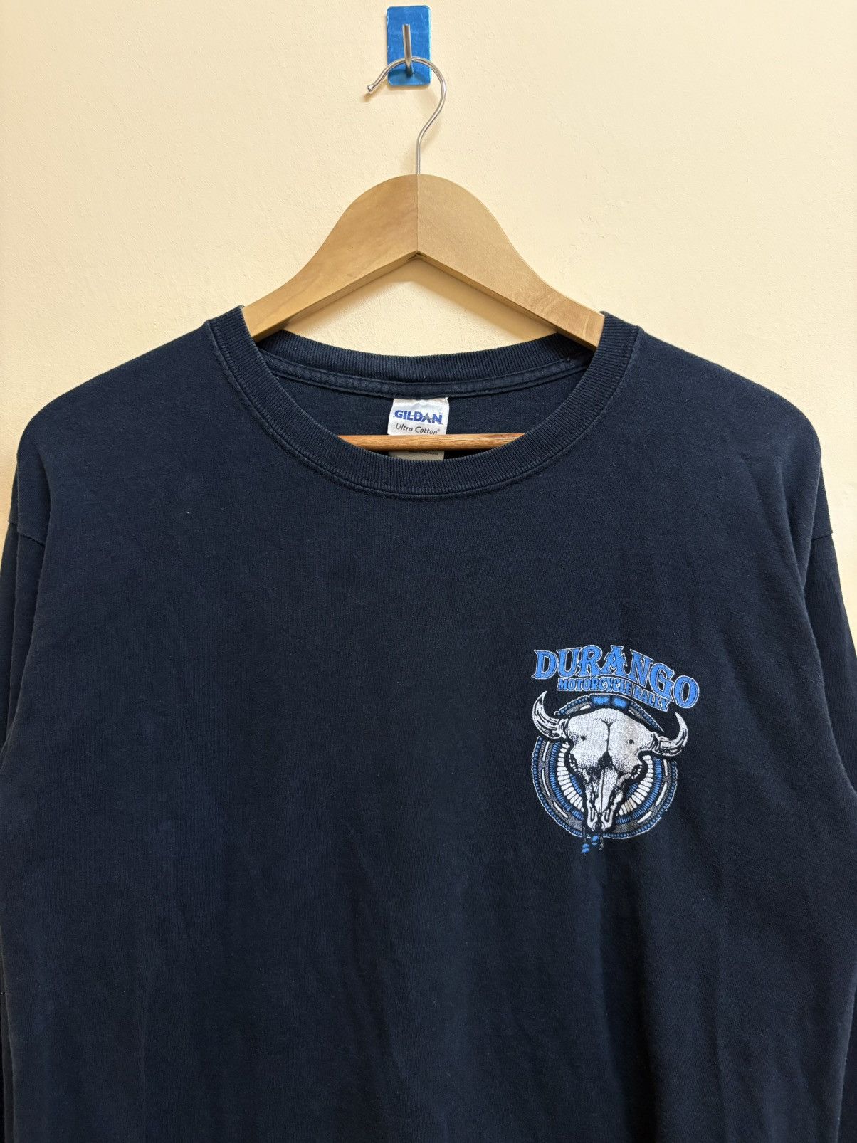Vintage Vintage Durango Motorcycle Rally Sleeve Printed Longsleeve Size US M / EU 48-50 / 2 - 4 Thumbnail