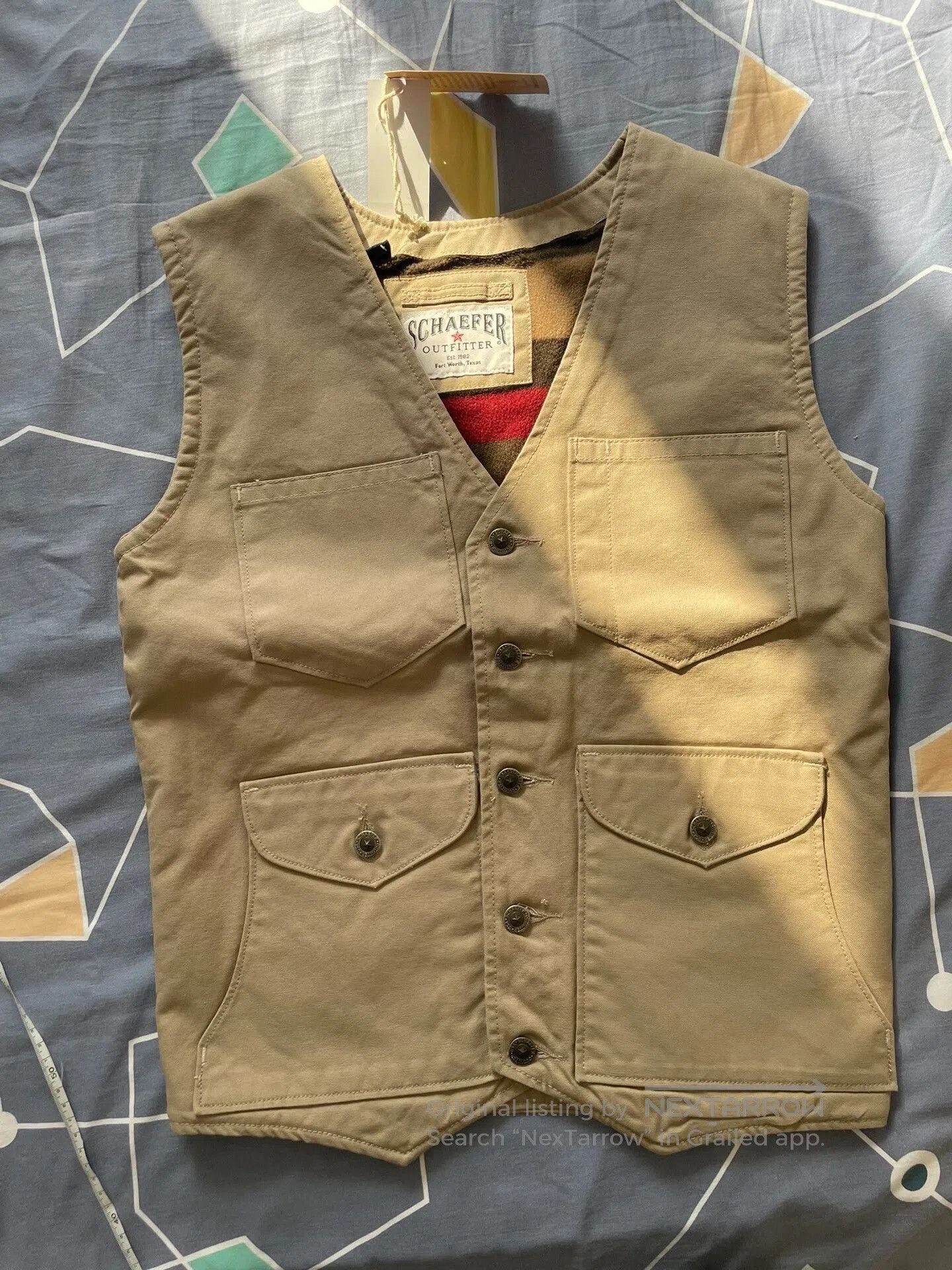 SCHA Schaefer Outfitter Vintage Brush Vest. Size US S / EU 44-46 / 1 - 1 Thumbnail