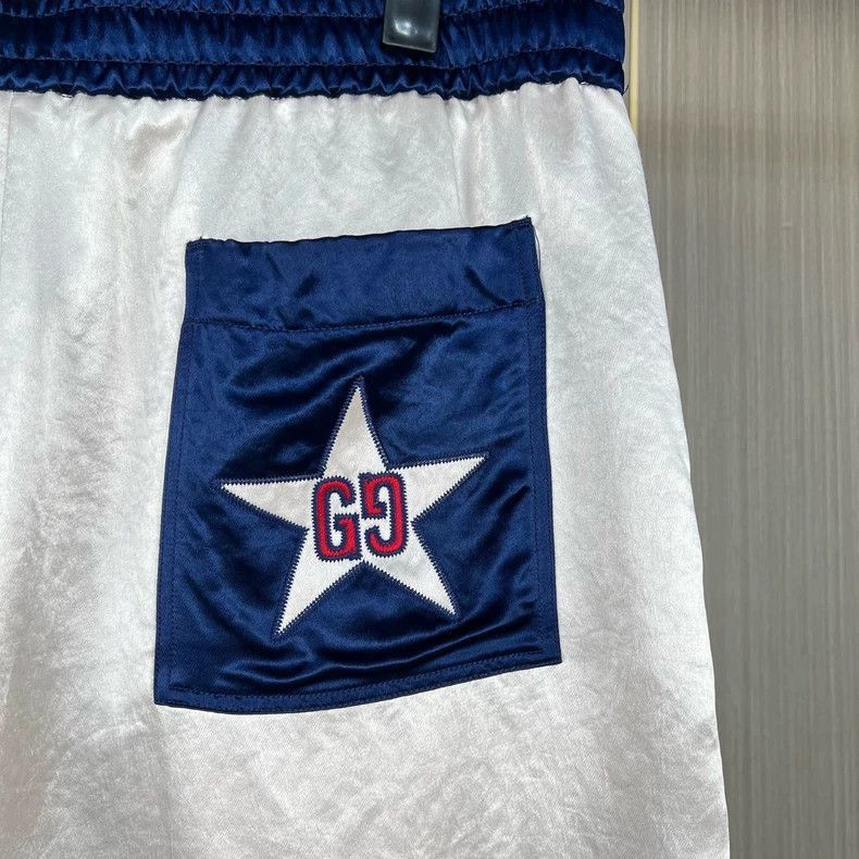 Gucci Gucci Blue Star Embroidered Shorts-2506 Size US 40 / EU 56 - 5 Thumbnail