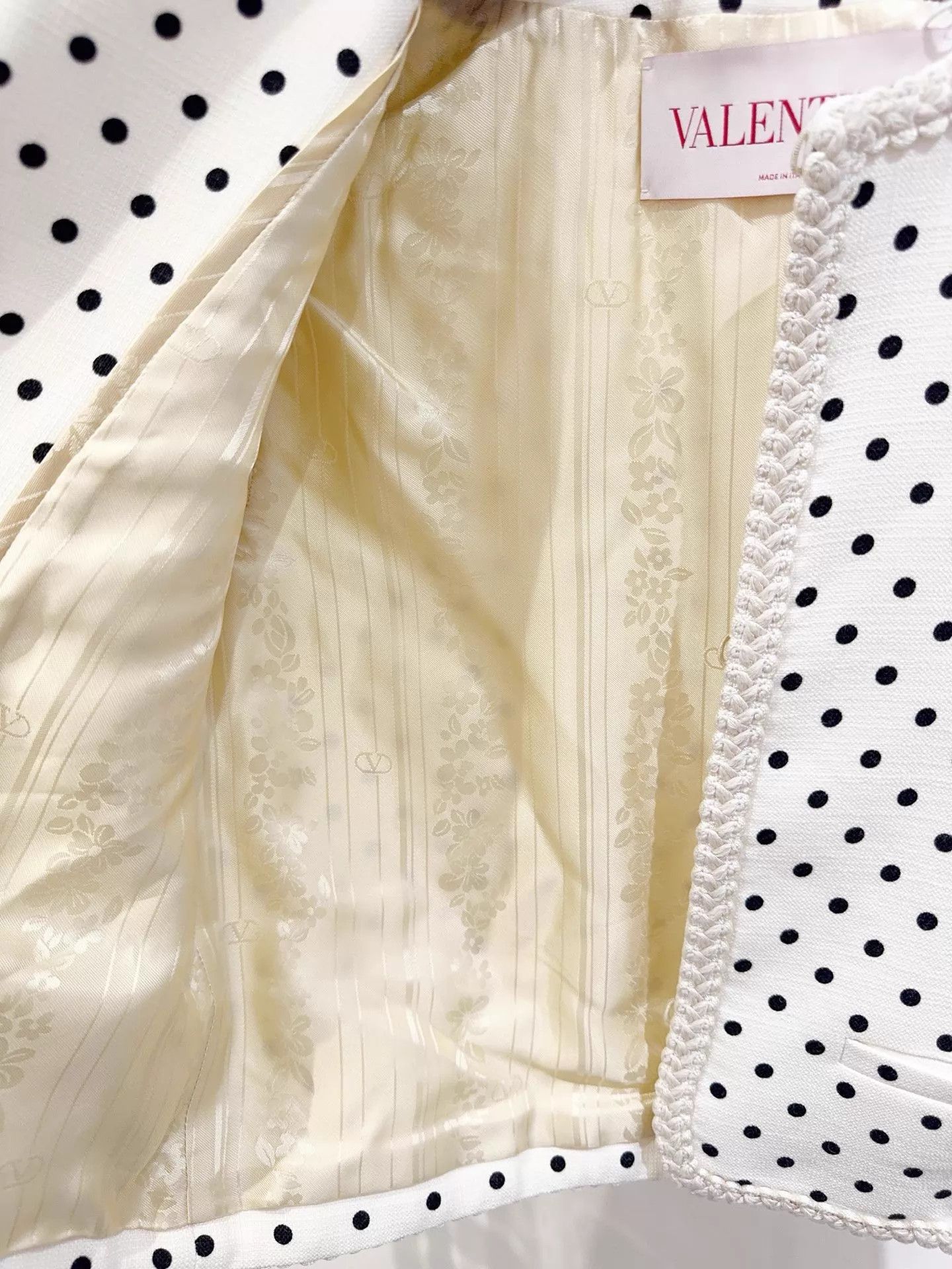 Valentino Valentino Women's 25 Spring Lined Jacket Size 38 Size XS / US 0-2 / IT 36-38 - 6 Thumbnail