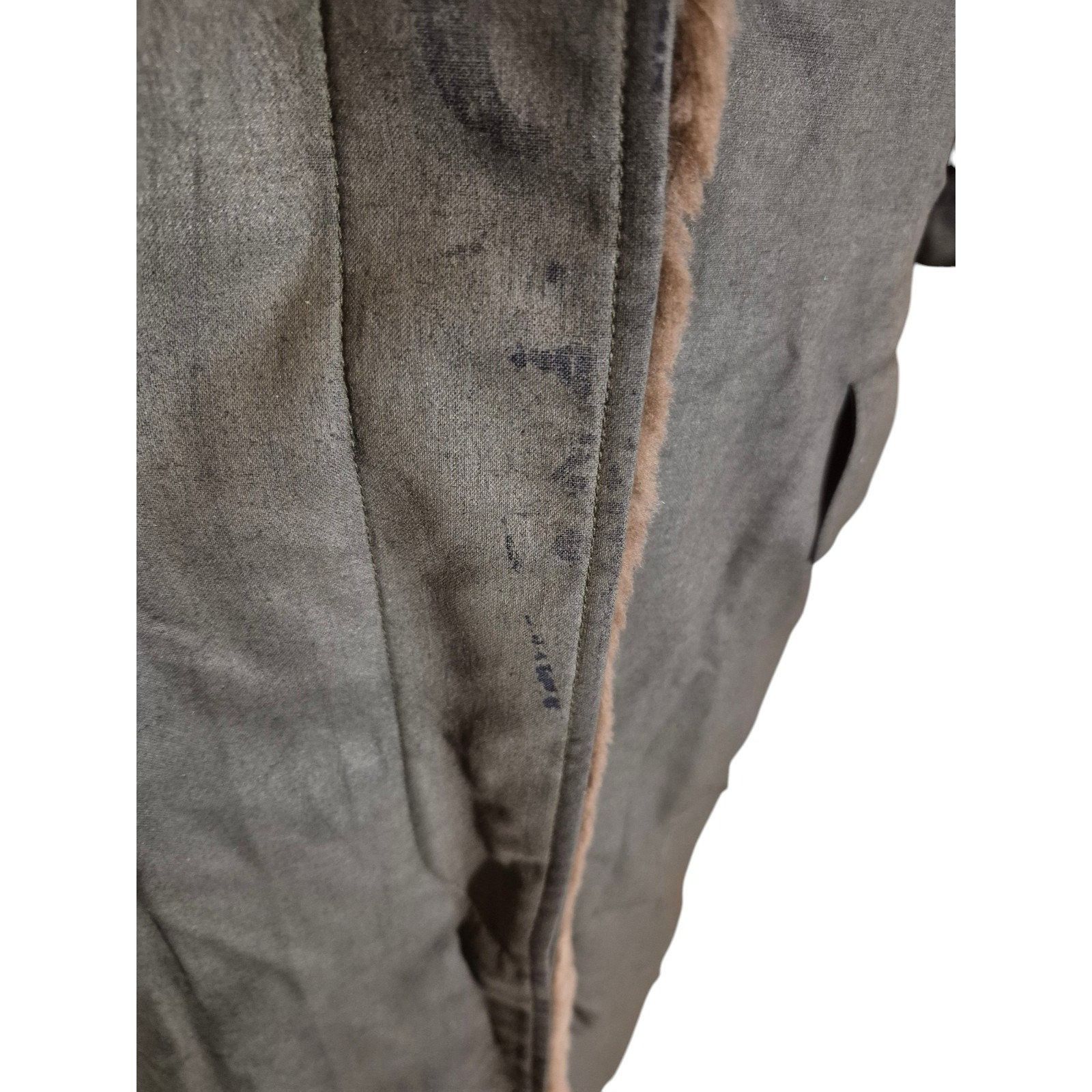 Vintage Alixandre Furs VTG Sheared Beaver Coated Canvas Long Fur Coa Size M / US 6-8 / IT 42-44 - 4 Thumbnail