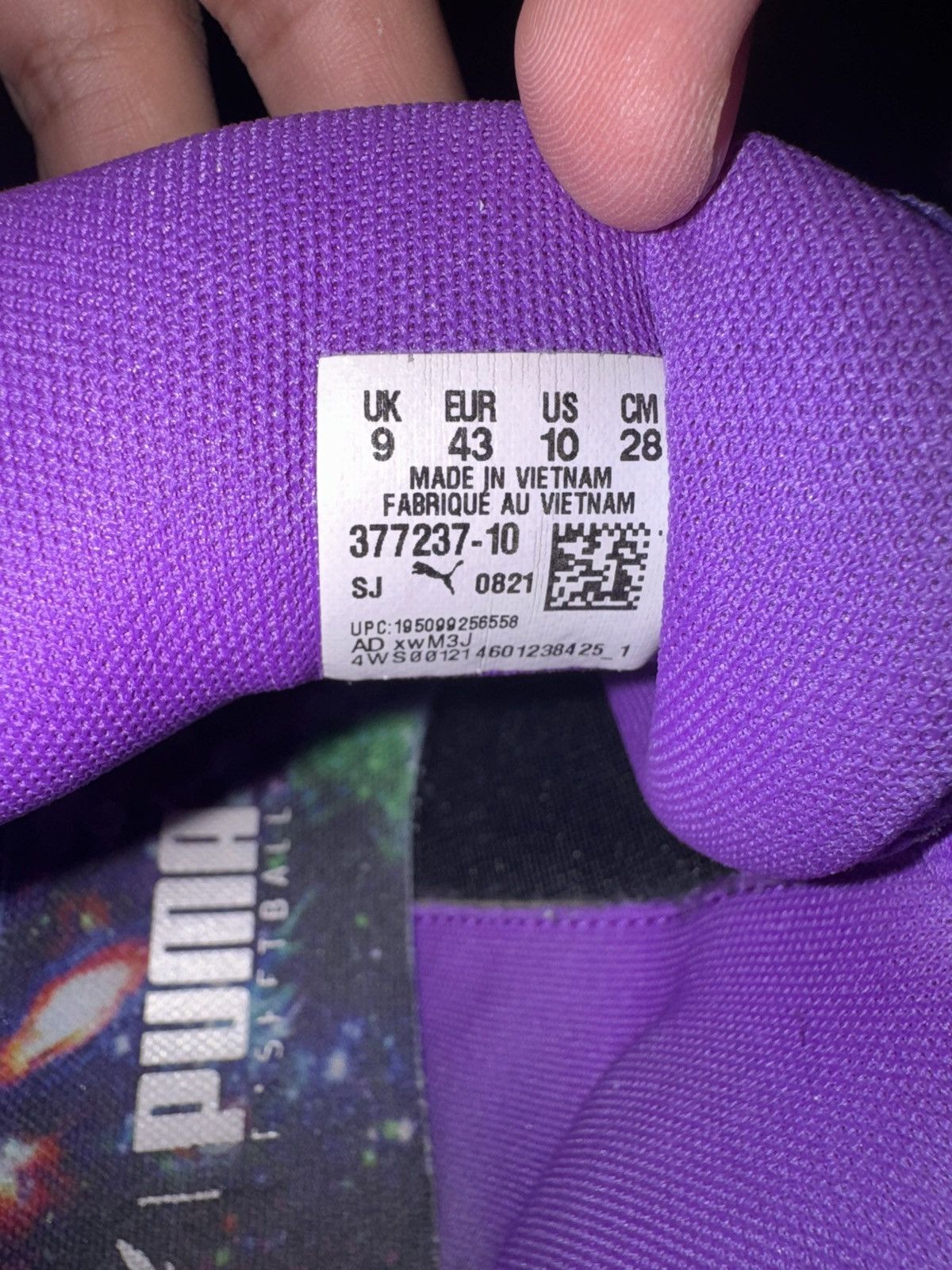 Puma Lamelo Ball Purple Sneaker Size US 10 / EU 43 - 7 Thumbnail