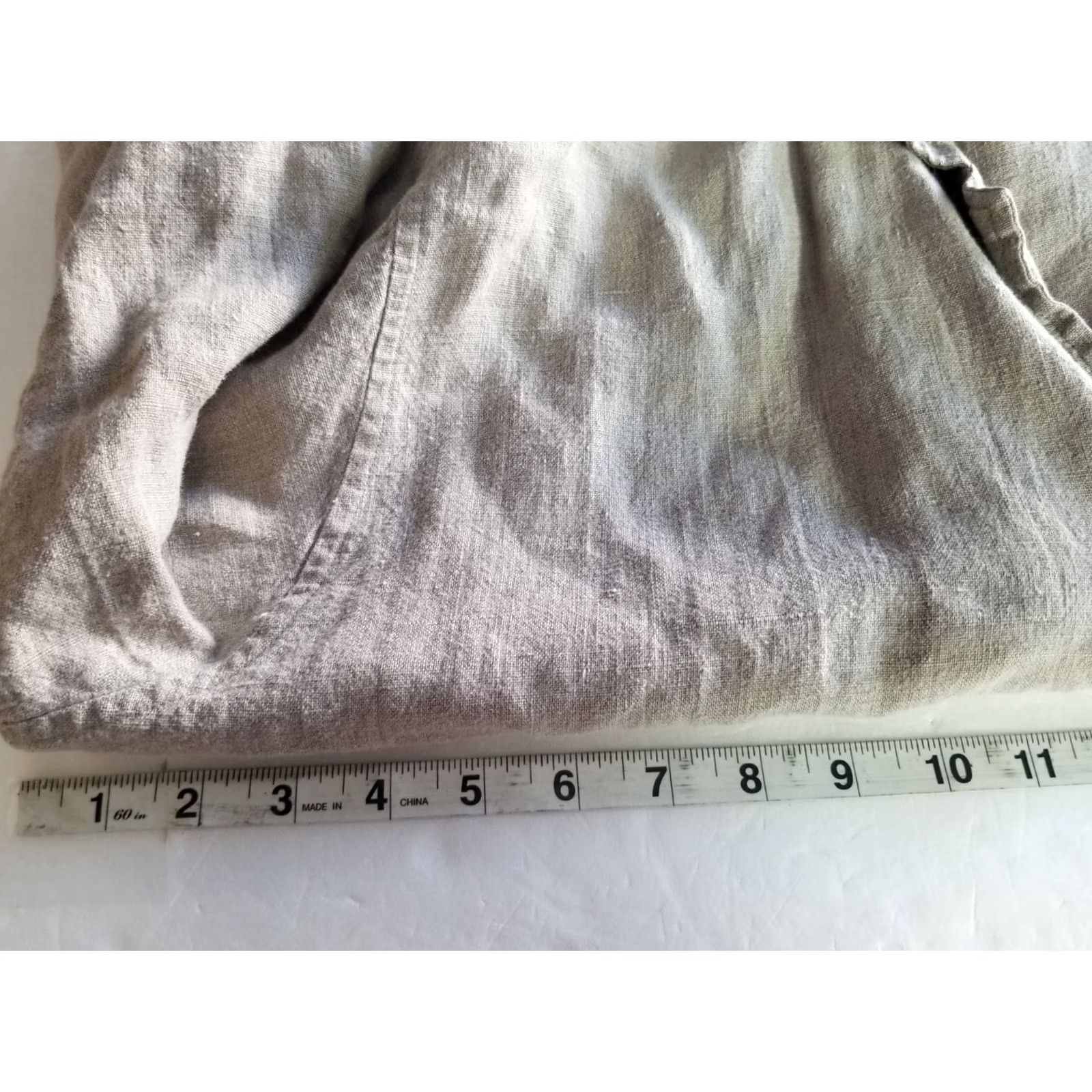 Vintage Chico's Beige Linen Jacket Blazer Two Button USA Size 2 Women's Size L / US 10 / IT 46 - 3 Thumbnail