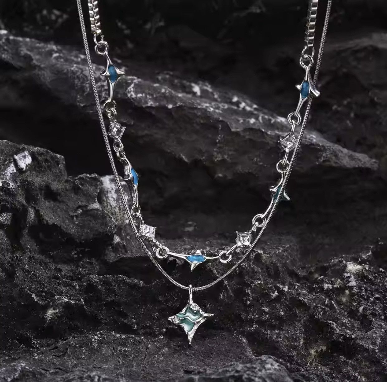 Jewelry Y2k Irregular Starlight Necklace Size ONE SIZE - 4 Thumbnail