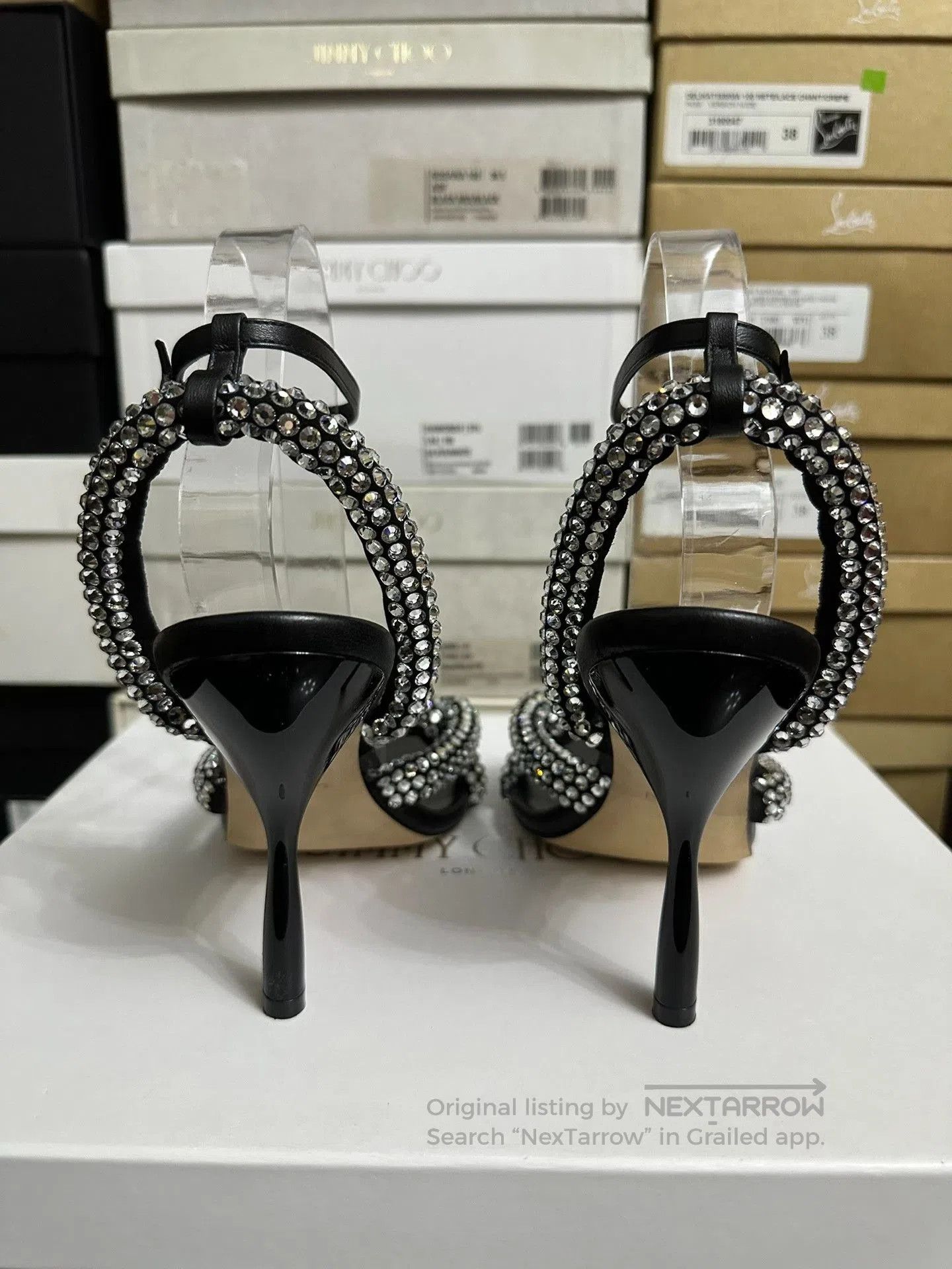 Lanvin LANVIN Crystal High Heels. Size US 8 / IT 38 - 3 Thumbnail