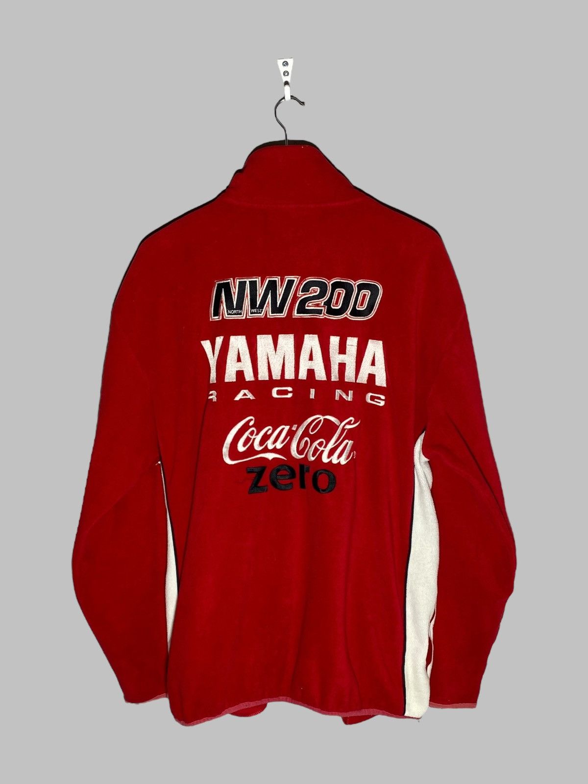Yamaha Y2K VINTAGE YAMAHA RACING MOTO COCA COLA FLEECE JACKET Size US XL / EU 56 / 4 - 1 Thumbnail