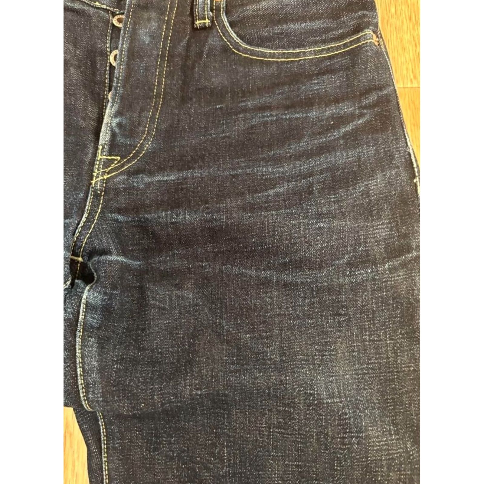 Kapital KAPITAL men's straight-leg denim pants size 29 indigo Solid USED Size US 29 - 7 Thumbnail
