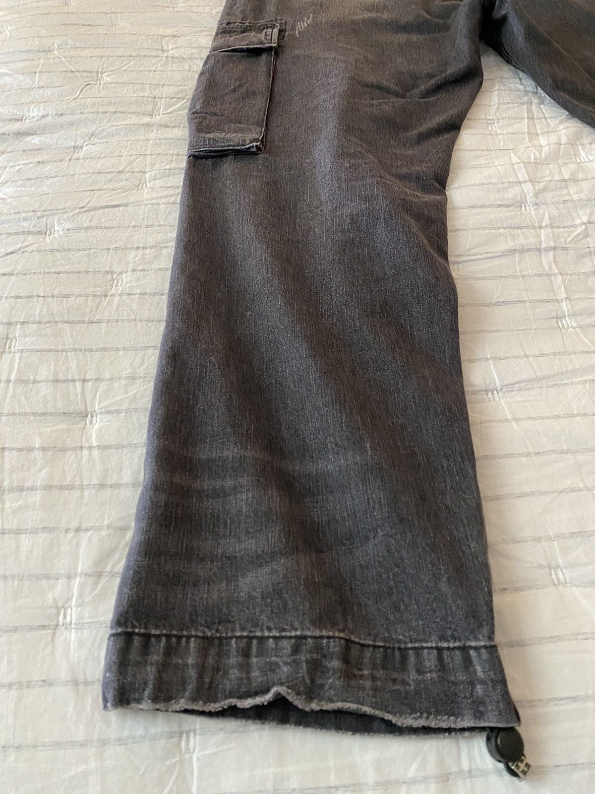 Ksubi Ksubi Riot Denim Cargo Pants Faded Black Sz38 Size US 38 / EU 54 - 20 Thumbnail