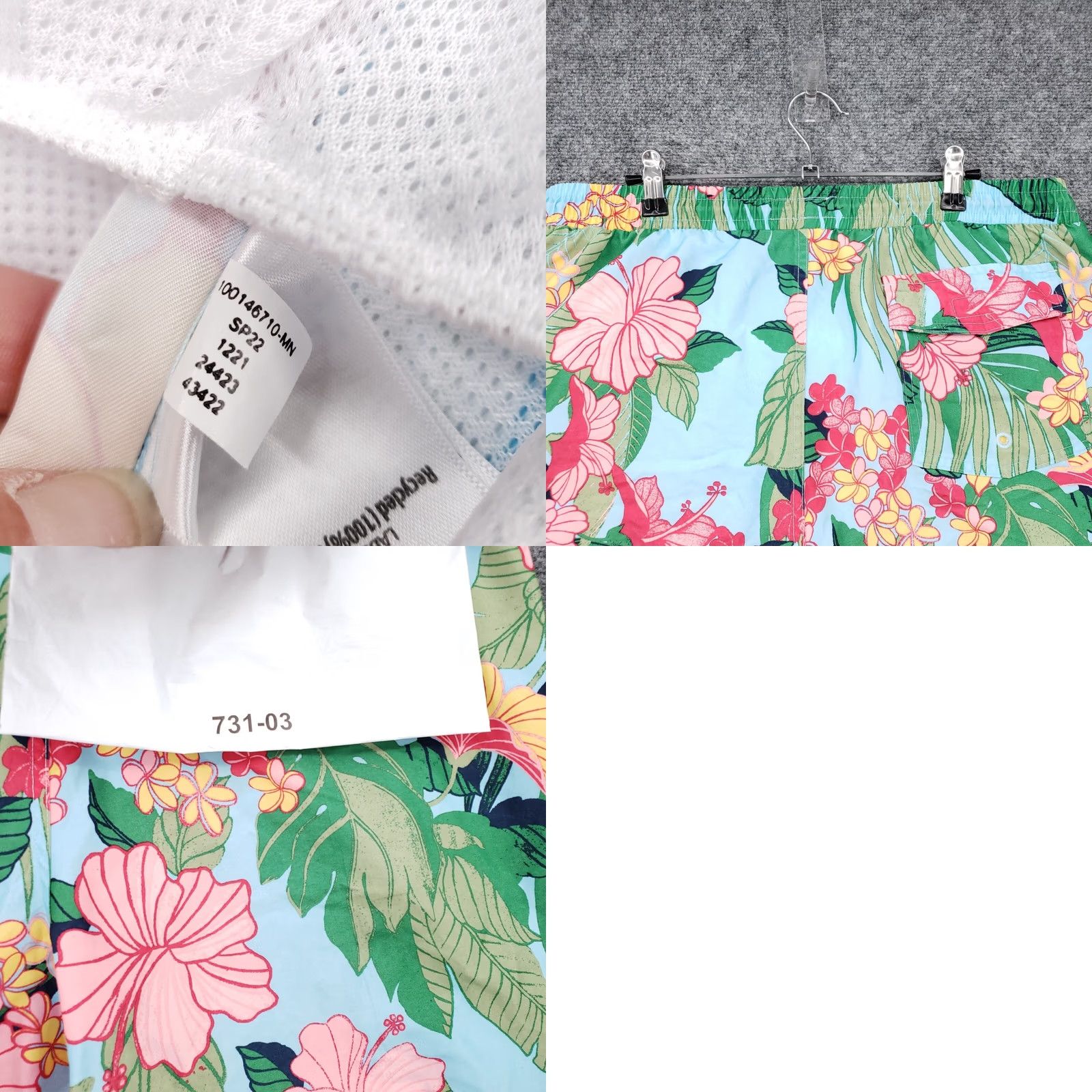 Club Room Club Room Swim Trunk Shorts Mens XL Floral Hibiscus Boardshort Tropical Beach Size US 36 / EU 52 - 9 Thumbnail
