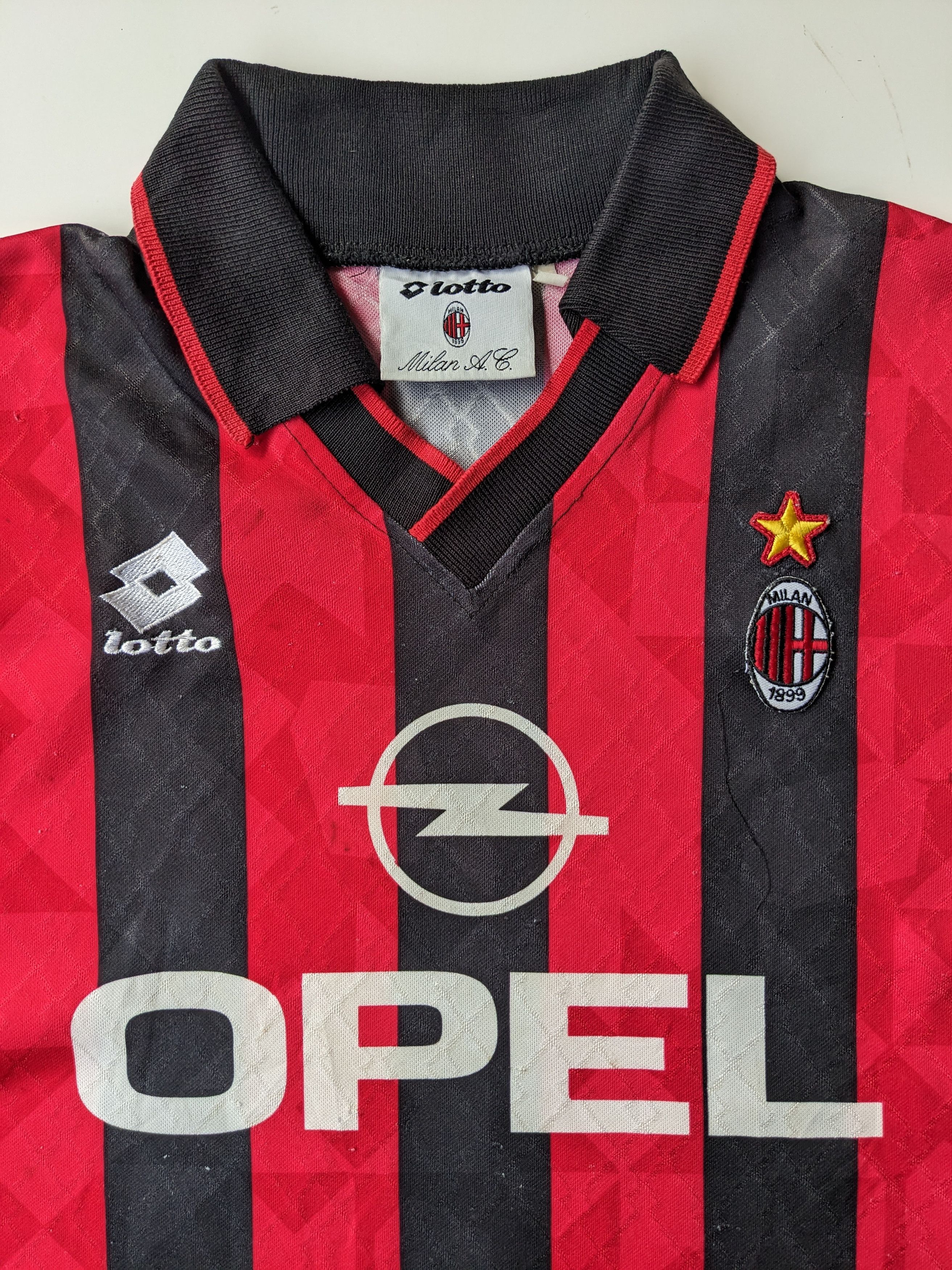 Other Vintage AC MILAN 1995-1996 Home jersey kit Size US M / EU 48-50 / 2 - 3 Thumbnail
