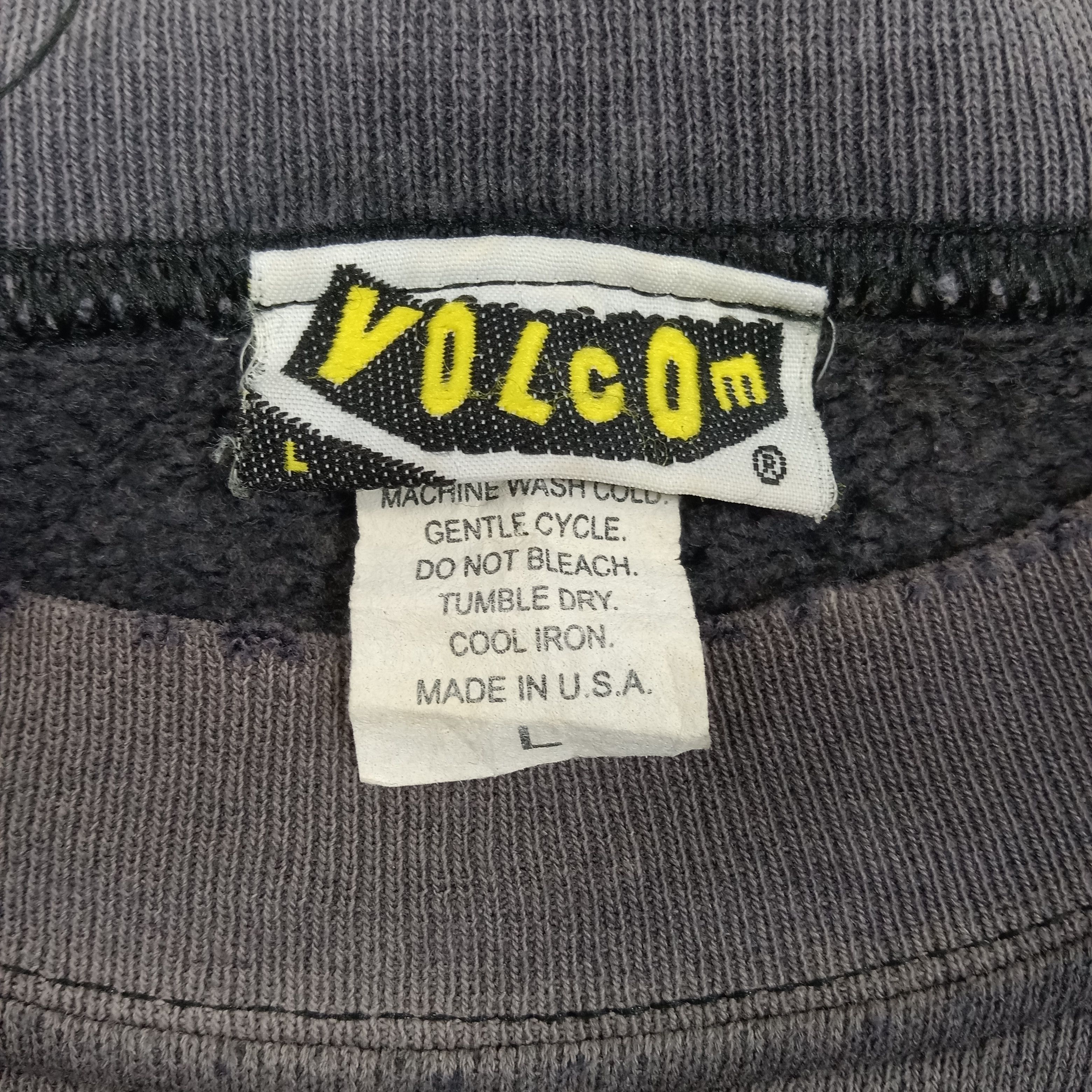 Vintage × Volcom Volcom Clothing American Distressed Style Sweatshirts Size US XL / EU 56 / 4 - 3 Thumbnail