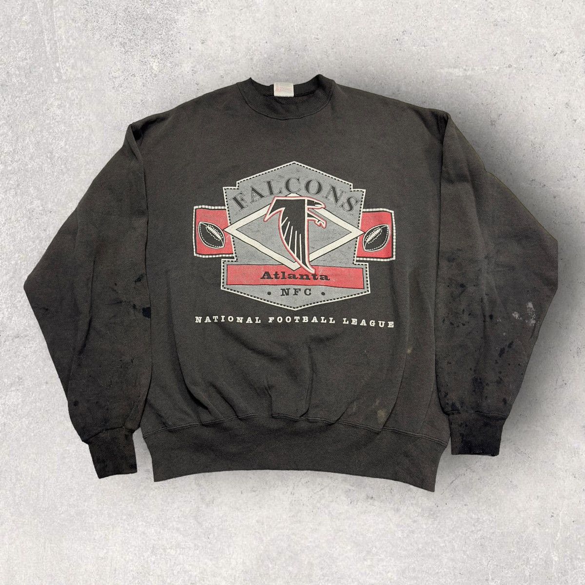 Hanes × NFL × Vintage Vintage Atlanta Falcons sweatshirt Size US XL / EU 56 / 4 - 1 Thumbnail