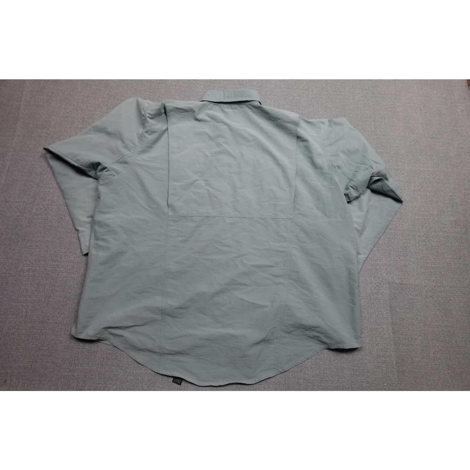 Orvis VINTAGE Orvis Fishing Shirt Mens 2XL Green Nylon Button Up Long Sleeve Vented Size US XXL / EU 58 / 5 - 5 Thumbnail