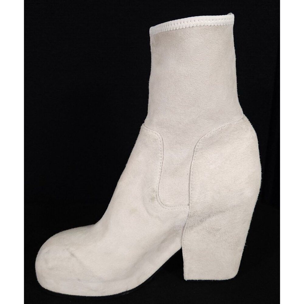 Random Identities Random Identities Suede Boots Size 41 US 11 Womens White Size US 11 / IT 41 - 6 Thumbnail