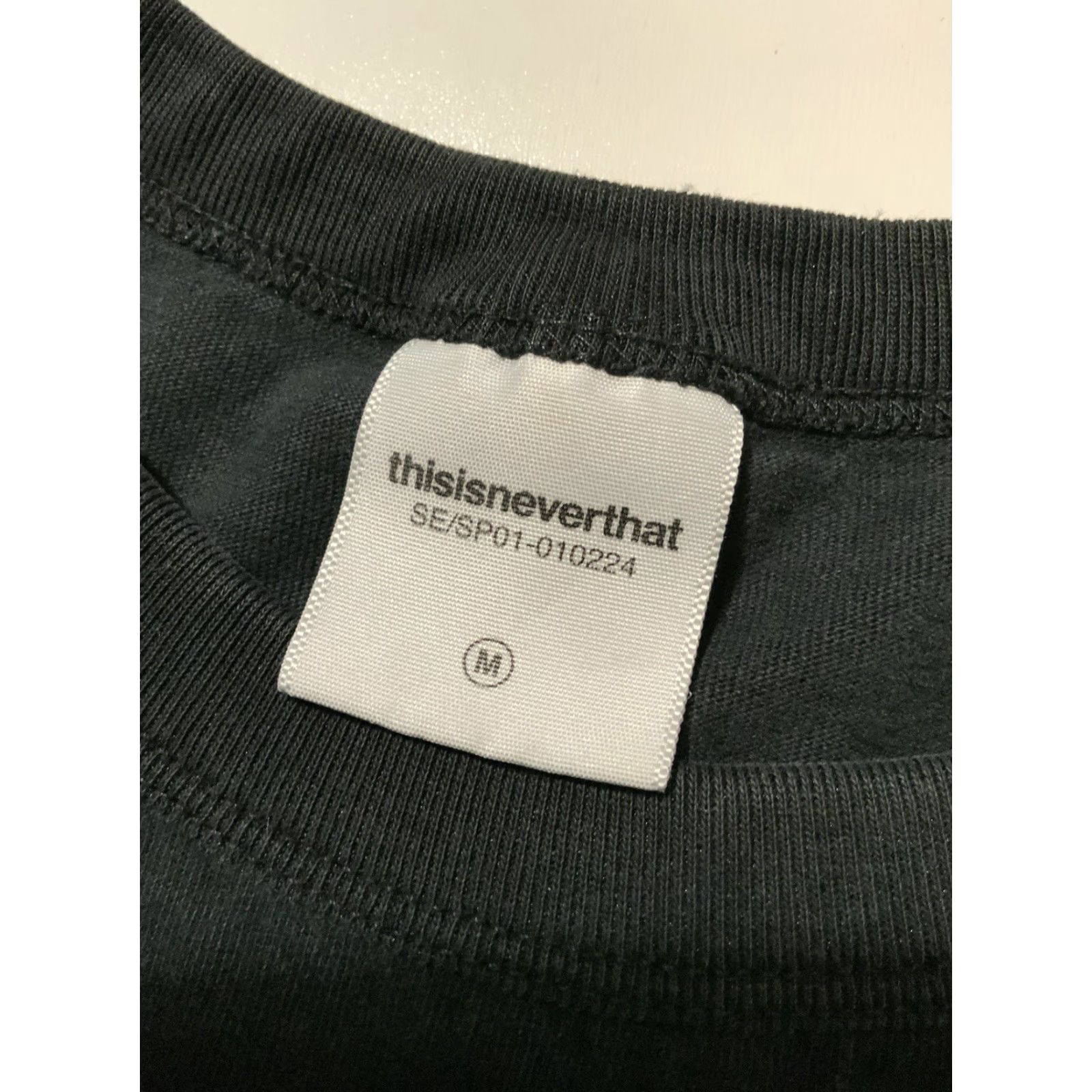 thisisneverthat VINTAGE ThisIsNeverThat Tsnvht Korea Streetwear Black Graphic Crewneck S/S T-Shirt Sz. M Mens Size US M / EU 48-50 / 2 - 6 Thumbnail