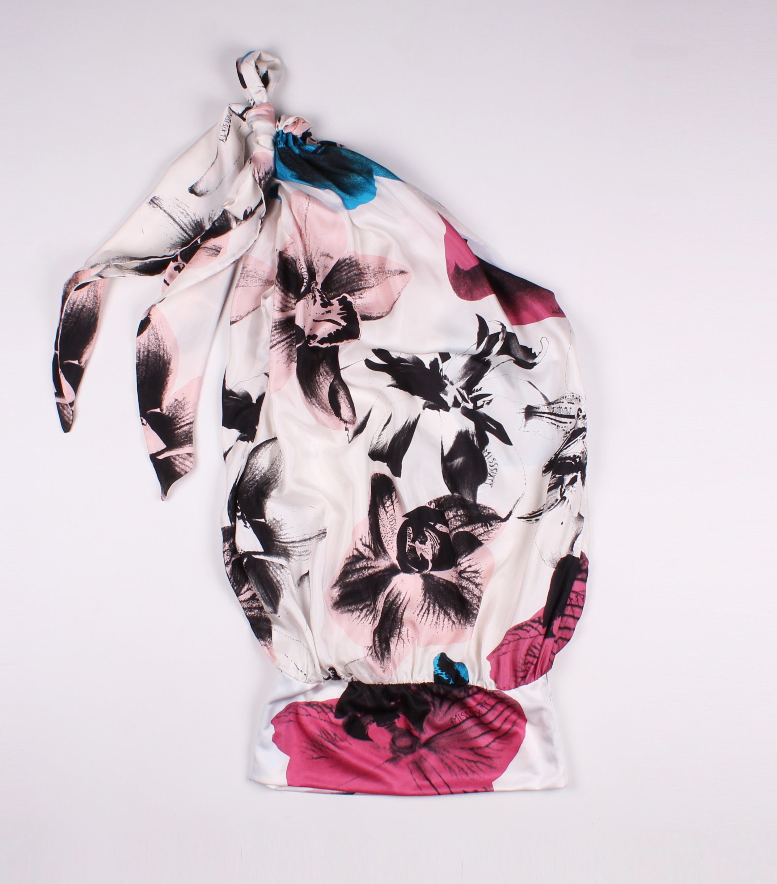 Miss Sixty Y2K Miss Sixty Vintage One Shoulder Floral Mini Dress Size S / US 4 / IT 40 - 4 Thumbnail
