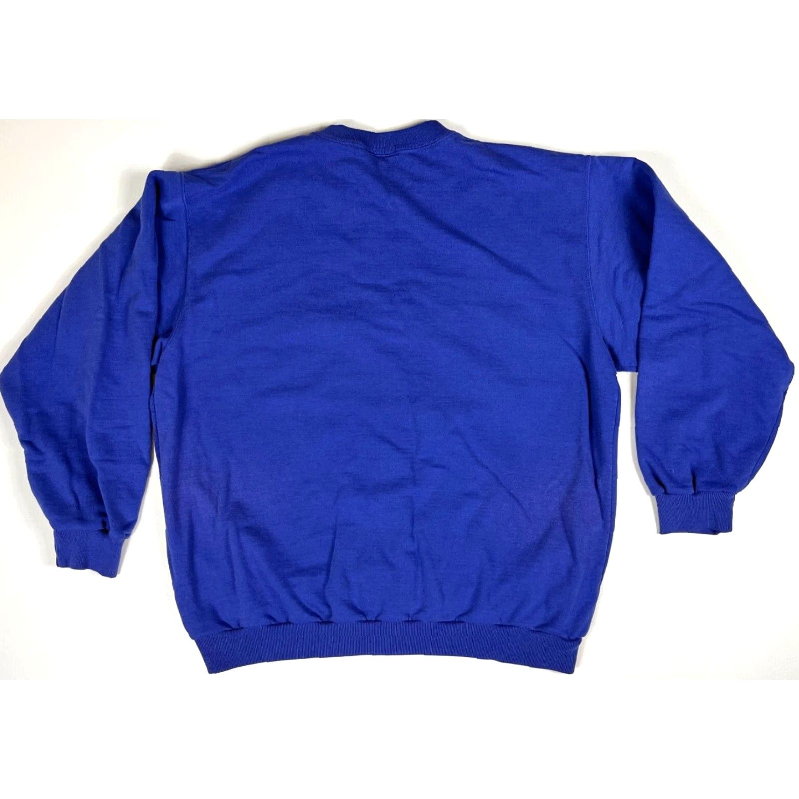 Vintage VINTAGE Victoria, B.C. Sweatshirt Embroidered Made in Canada XL Men 90s Pullover Fleece Cotton Blend Blue Size US XL / EU 56 / 4 - 3 Thumbnail