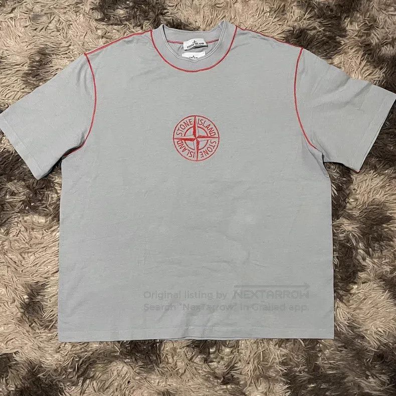 Stone Island STONE ISLAND Patch Embroidery Short Sleeve T-shirt Size US XXL / EU 58 / 5 - 1 Thumbnail