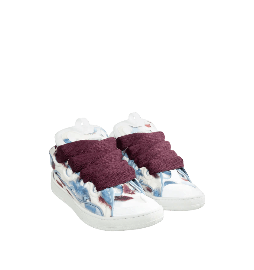 Lanvin o1h1sh11224 Curb Sneaker in Burgundy/Blue Size US 9 / EU 42 - 2 Thumbnail