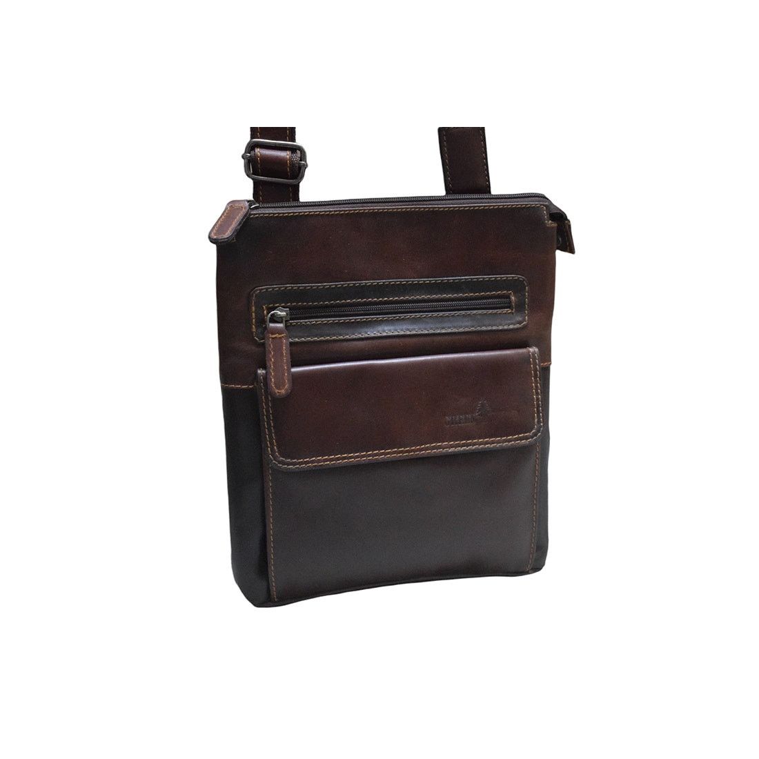 Handmade New Brown Leather Messenger Bag Size ONE SIZE - 6 Thumbnail