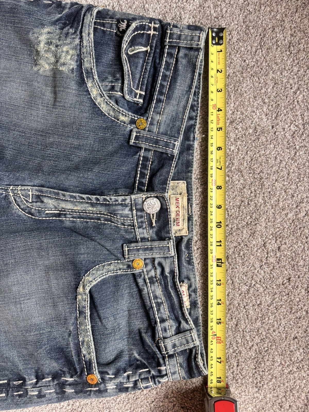 MEK MEK DISTRESSED DENIM Size US 34 / EU 50 - 4 Thumbnail
