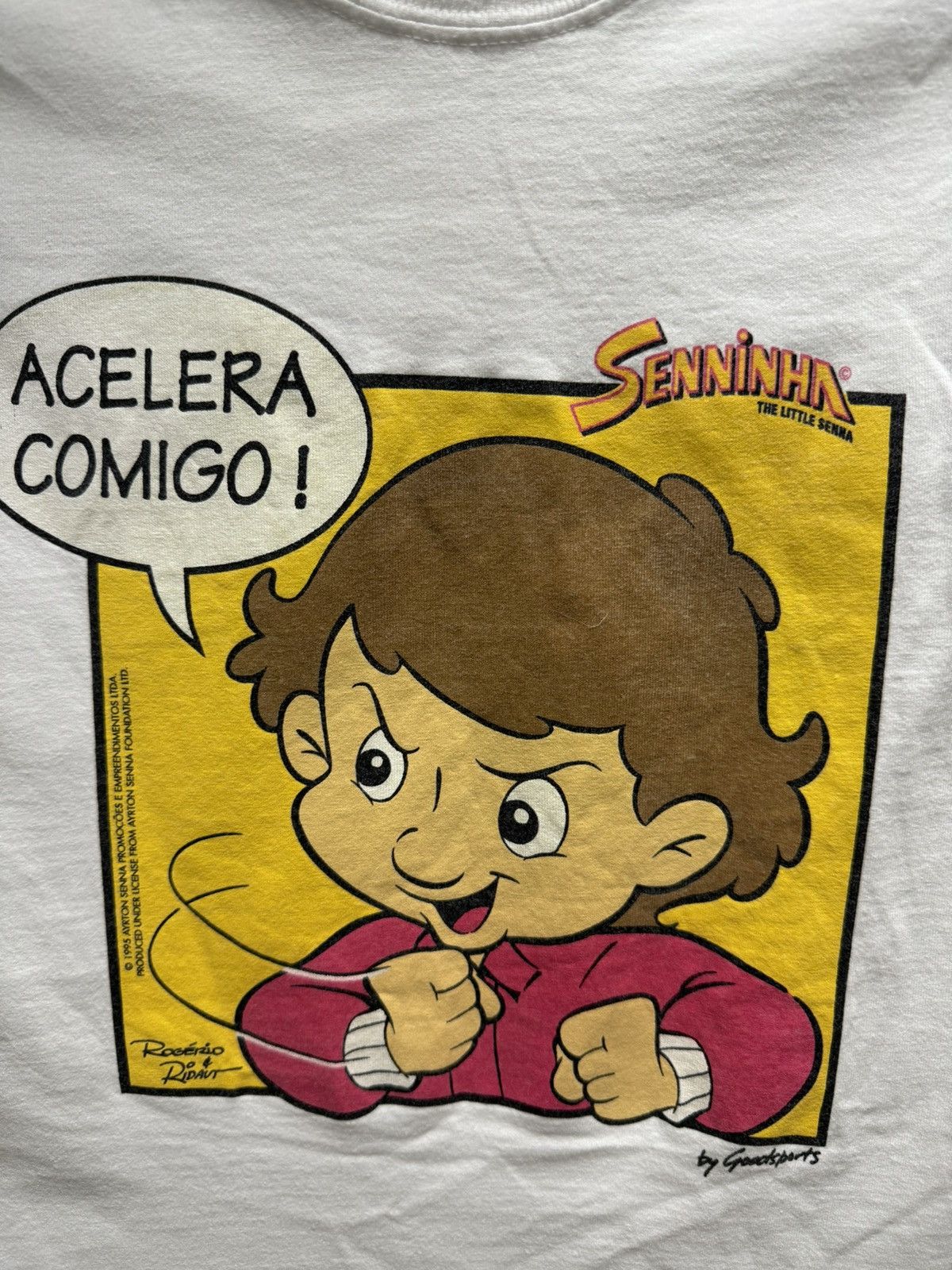 Formula 1 Ayrton Senna 1995 Senninha formula uno vintage t-shirt M sz Size US M / EU 48-50 / 2 - 6 Thumbnail