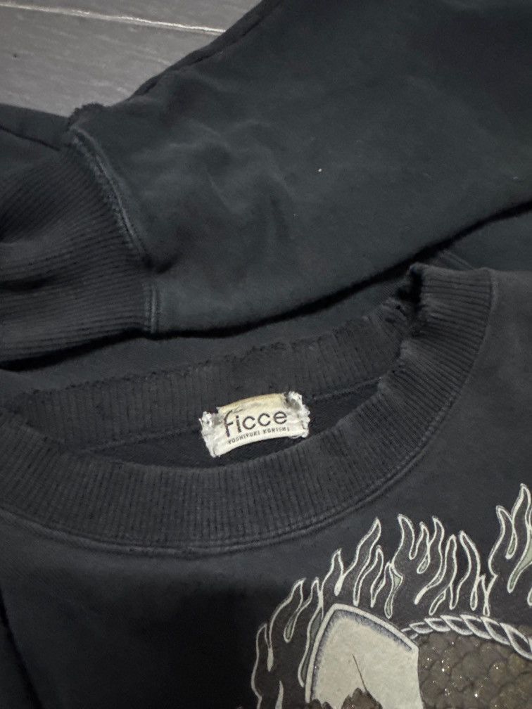 Yoshiyuki Konishi Ficce by Yoshiyuki Konishi signature Sukajan Sweatshirt Size US M / EU 48-50 / 2 - 5 Thumbnail