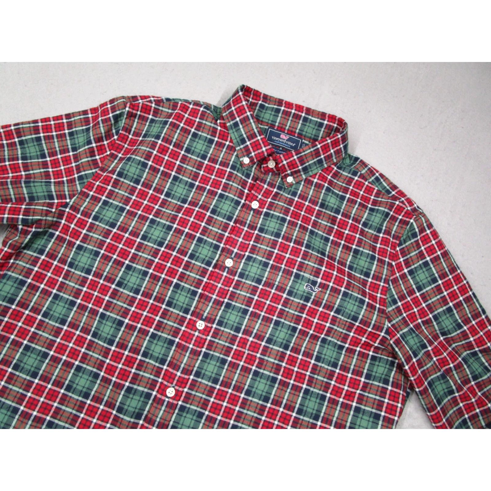 Vineyard Vines Vineyard Vines Tucker Shirt Men XL Green Slim Fit Button-Up Whale Shirt Size US XL / EU 56 / 4 - 2 Thumbnail