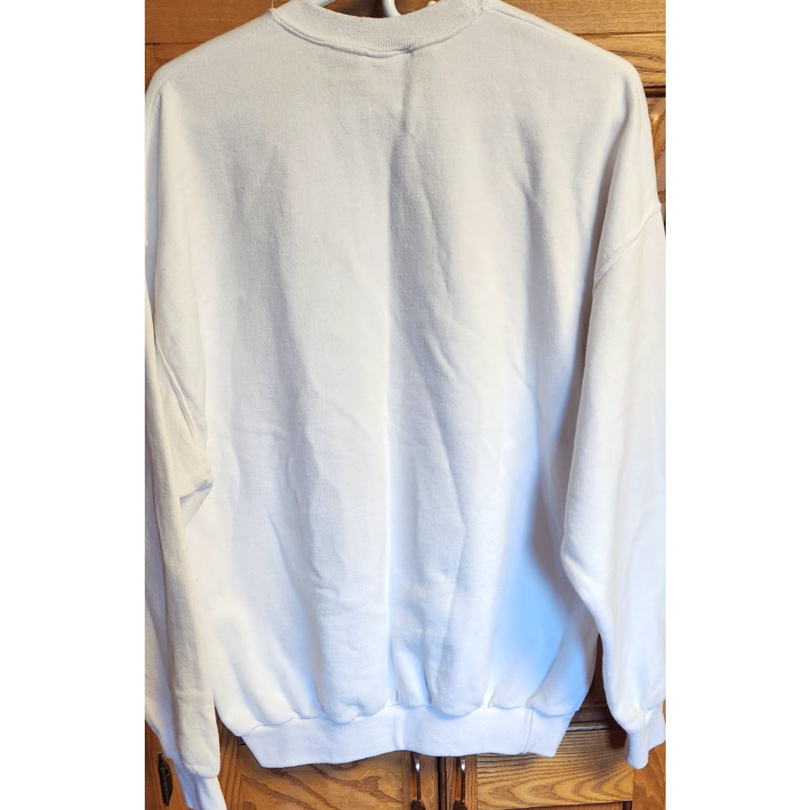 Jerzees VINTAGE Jerzees Sweatshirt Men’s XL Our Freedom Has Been Challenged 9/11 USA Eagle White Size US XL / EU 56 / 4 - 4 Thumbnail