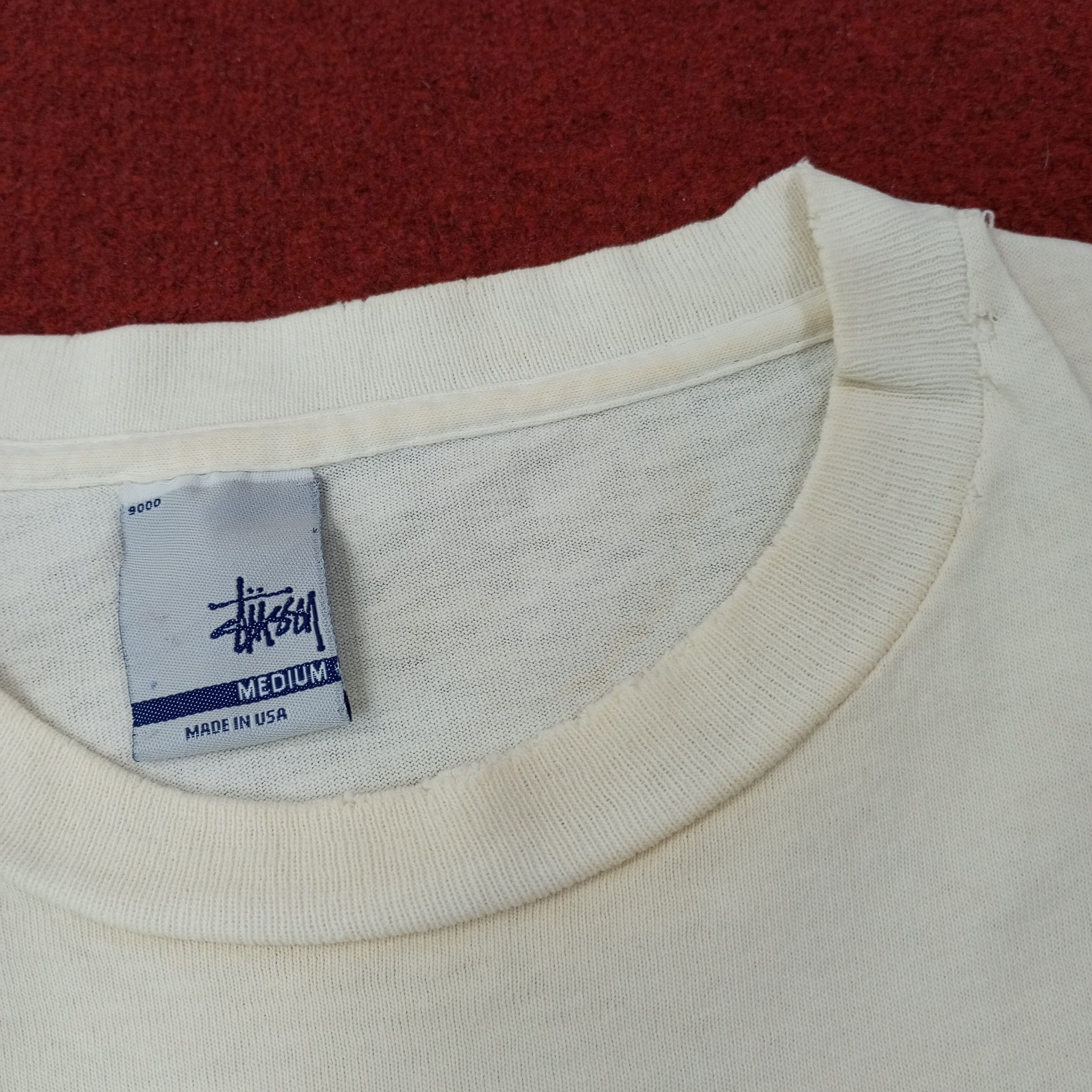 Stussy Stussy Streetwear Spellout Design Vintage Tshirt c249n51 Size US M / EU 48-50 / 2 - 4 Thumbnail