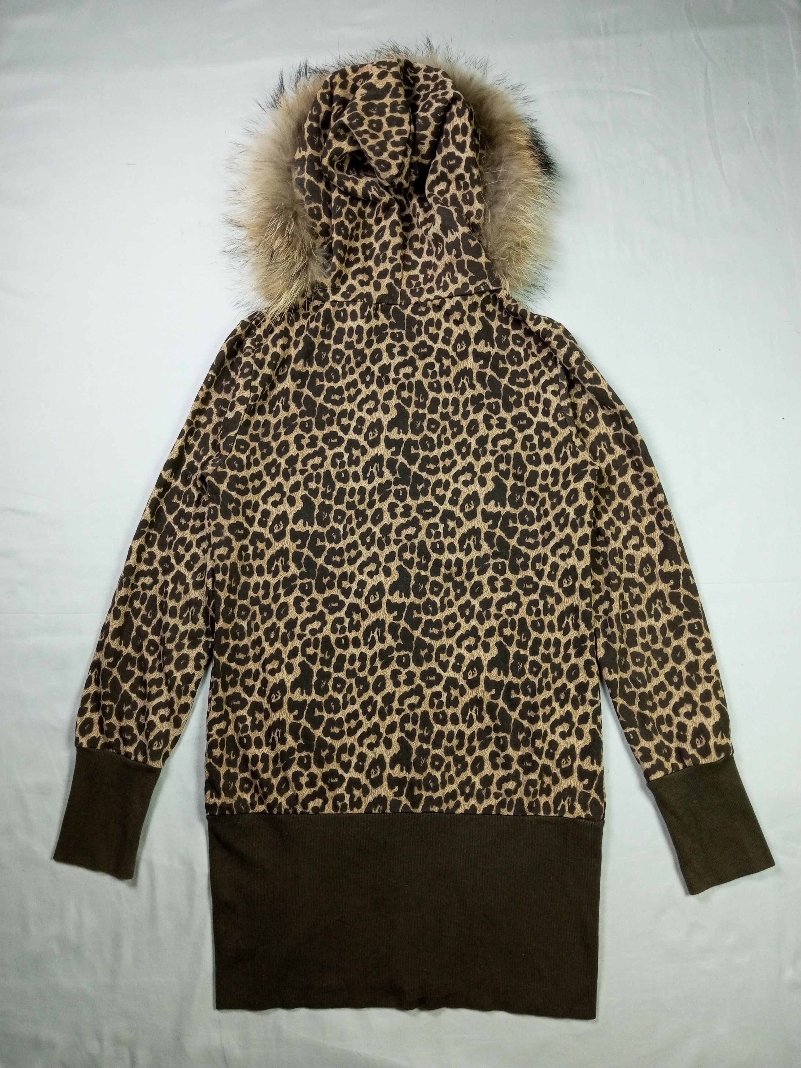 If Six Was Nine × Japanese Brand × Le Grande Bleu (L.G.B.) Japanese Brand Leopard Fur Hoodie Joky Gal Size US L / EU 52-54 / 3 - 15 Thumbnail
