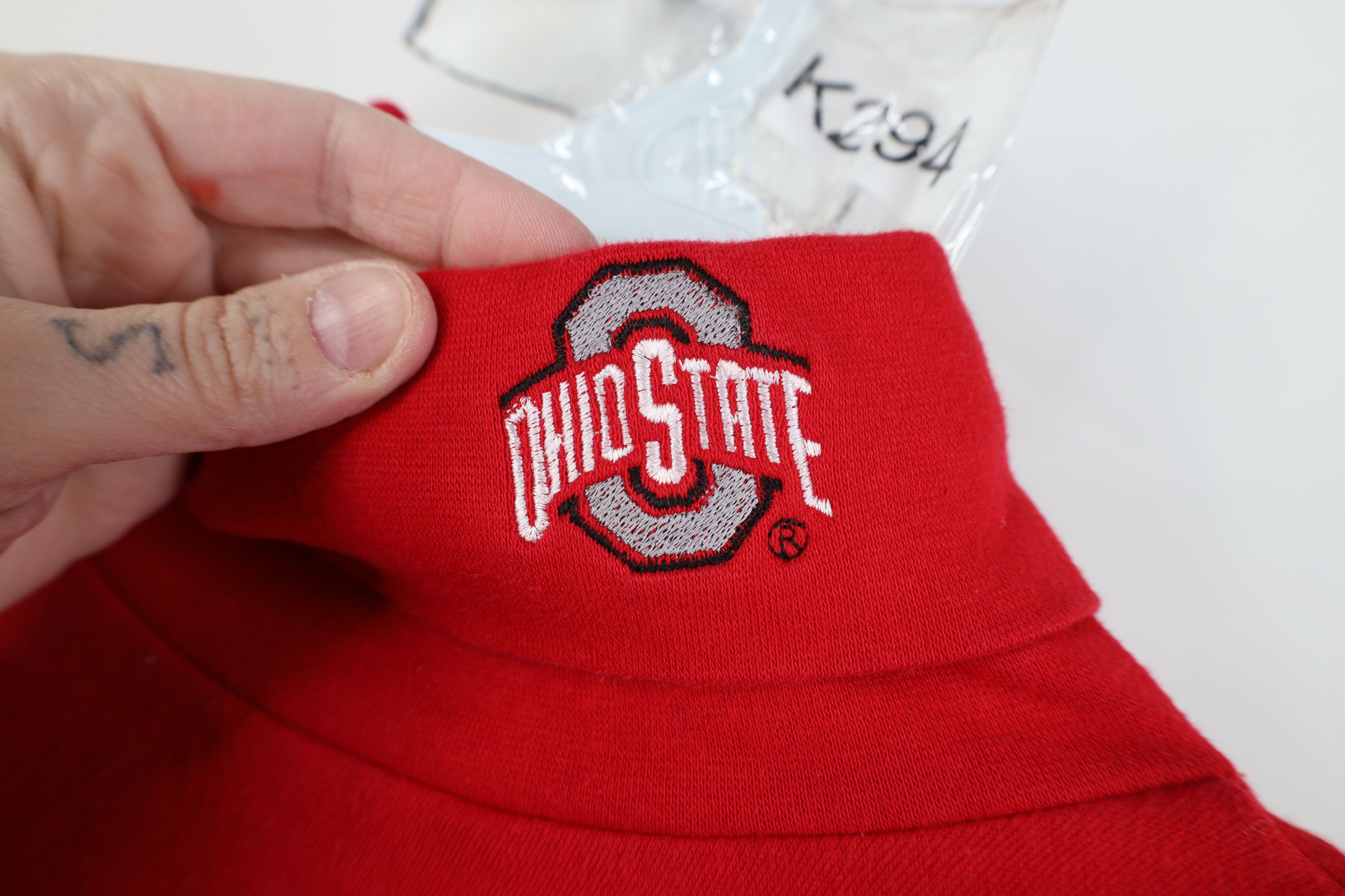 Vintage Vintage 90s Ohio State University Long Sleeve T-Shirt Size US XL / EU 56 / 4 - 4 Thumbnail