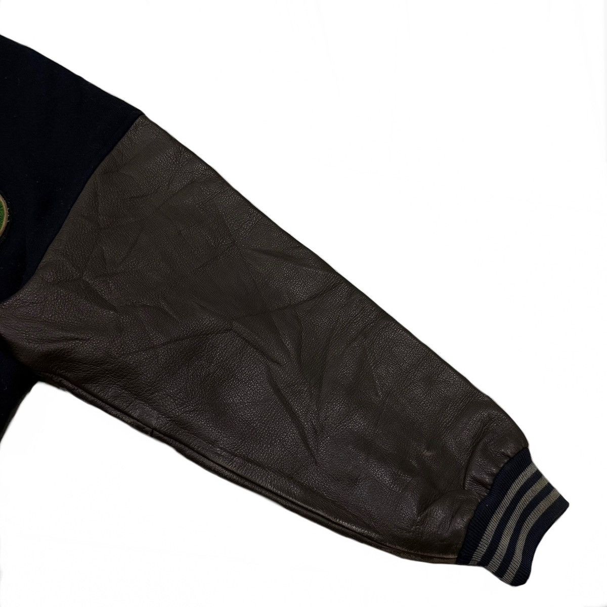 Japanese Brand Vintage Claude Cross Mens Wool Leather Varsity Jacket Size US L / EU 52-54 / 3 - 17 Thumbnail
