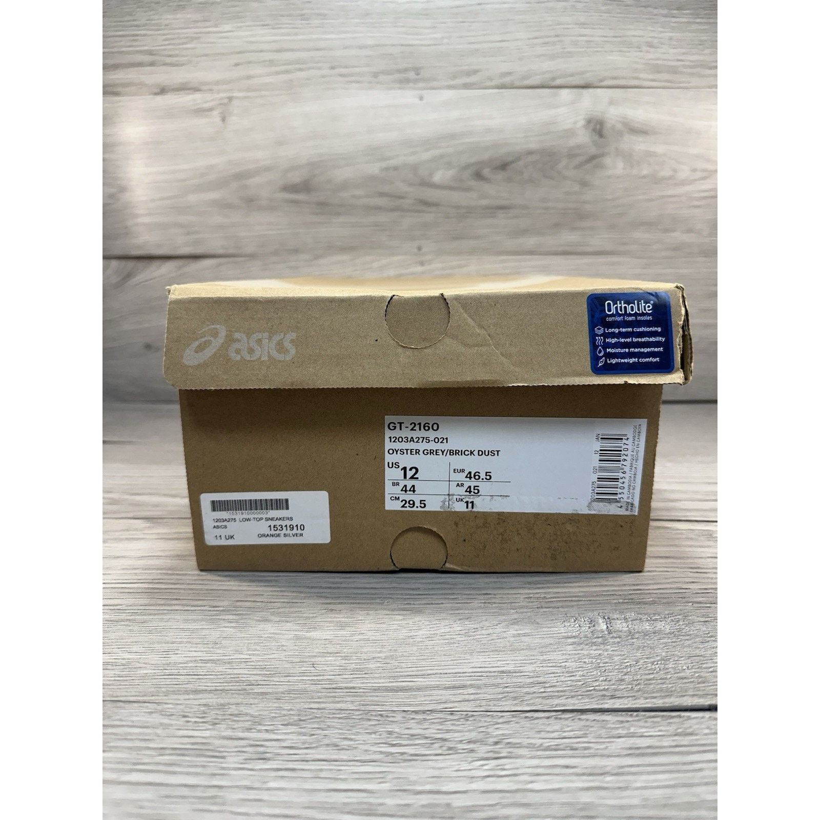 Asics ASICS GT 2160 Brick Dust Oyster - Size 12 Size US 12 / EU 45 - 8 Thumbnail