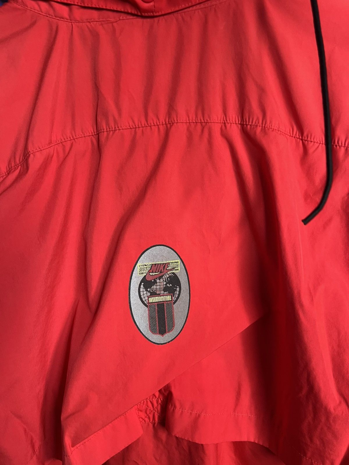 Nike × Vintage Vintage 90s Nike FIT anorak windbreaker jacket Size US L / EU 52-54 / 3 - 3 Thumbnail
