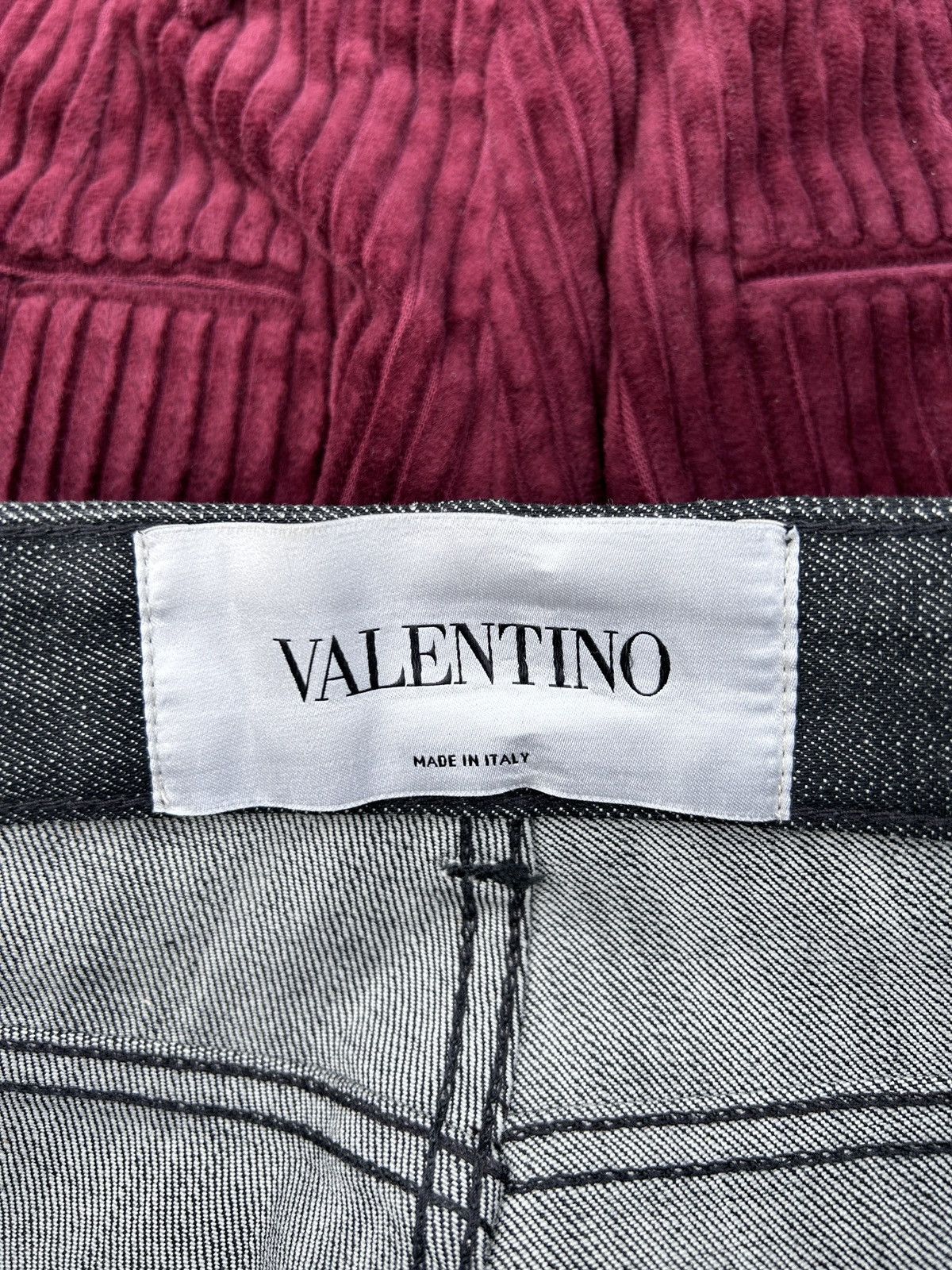 Valentino BNWT Valentino Leather Style Denim Mom Jeans Black Size 28" / US 6 / IT 42 - 11 Thumbnail