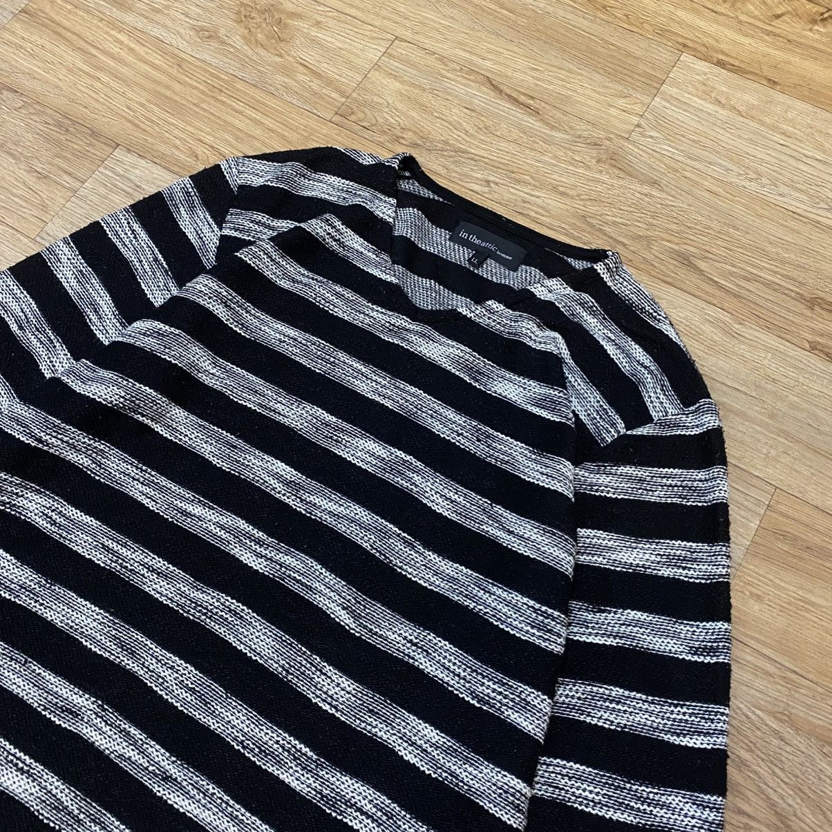 Japanese Brand 2000s In The Attic Homme Crut Cobain Style Stripe Knit LS Size US L / EU 52-54 / 3 - 3 Thumbnail