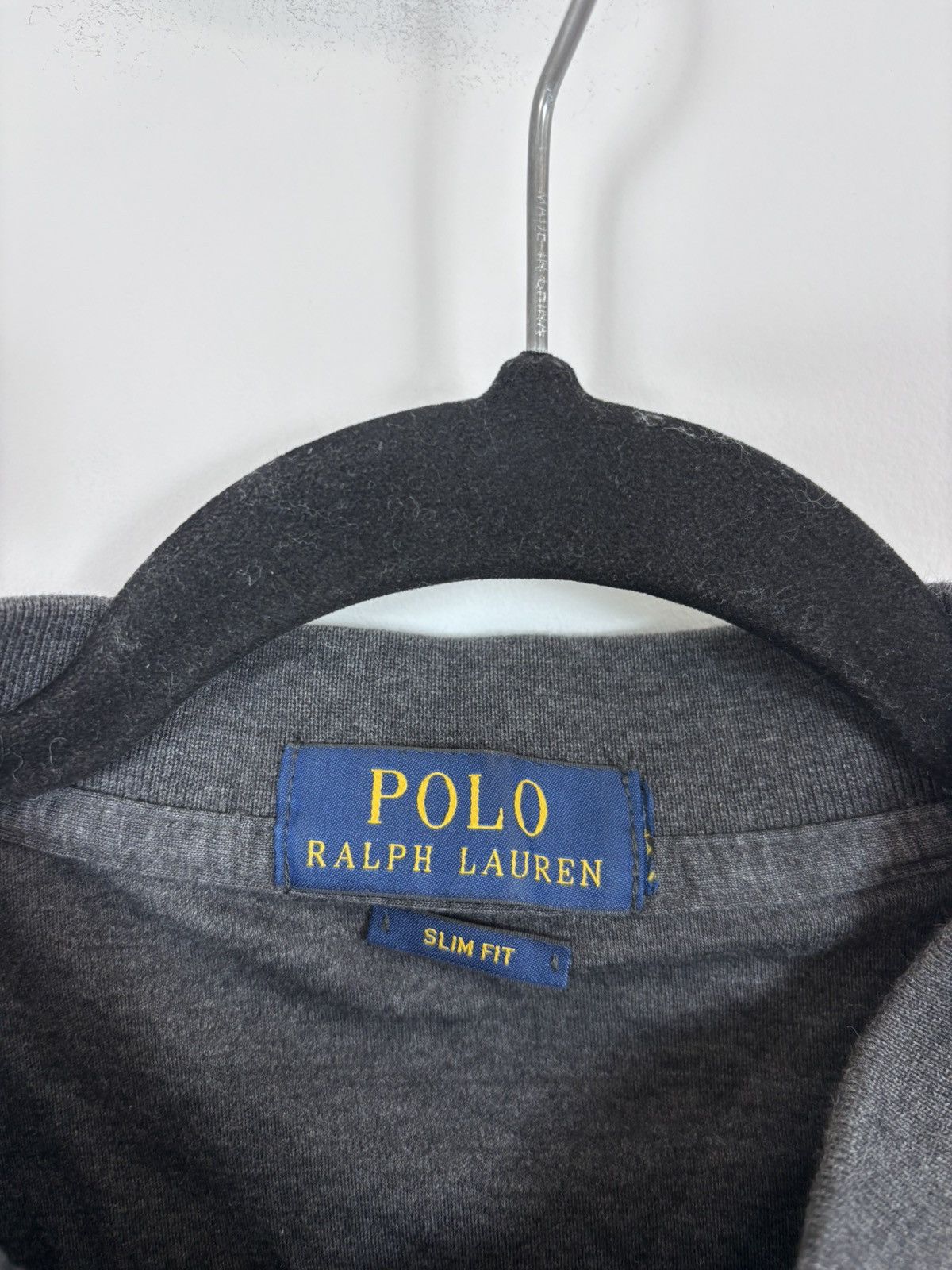 Polo Ralph Lauren Polo Ralph Lauren Men’s Slim Fit Grey Long Sleeve Polo Shirt Size US XL / EU 56 / 4 - 9 Thumbnail