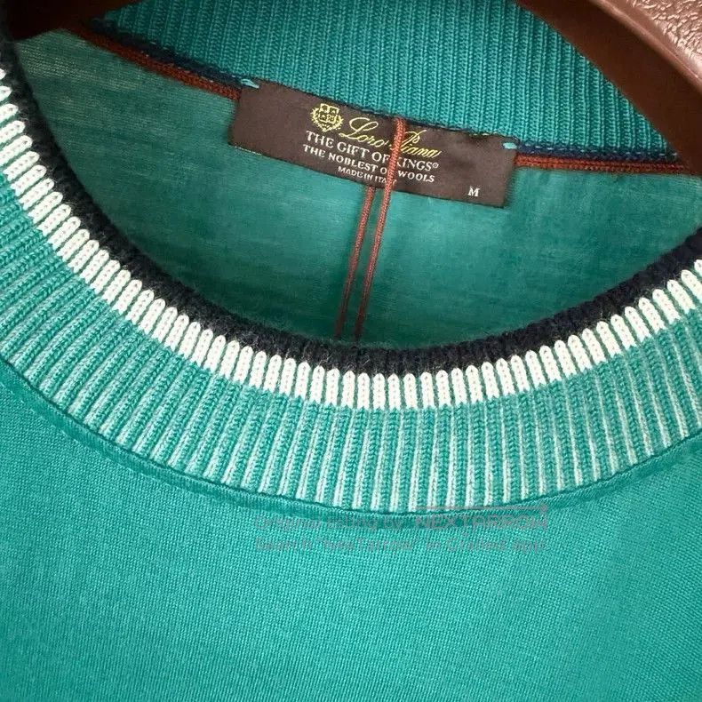 Loro Piana Loro Piana 12 Micron Wool Short Sleeve T-shirt. Size US M / EU 48-50 / 2 - 3 Thumbnail
