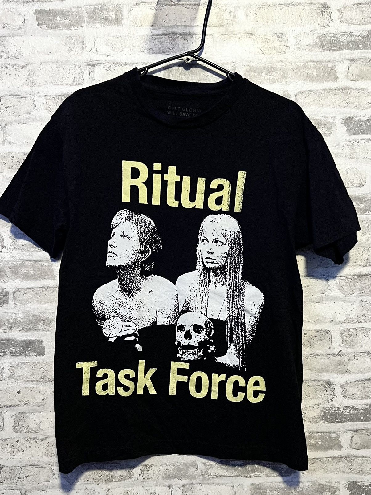G59 Records CULT GLORIA - RITUAL TASK FORCE T- SHIRT (BLACK) MEDIUM Size US M / EU 48-50 / 2 - 1 Thumbnail