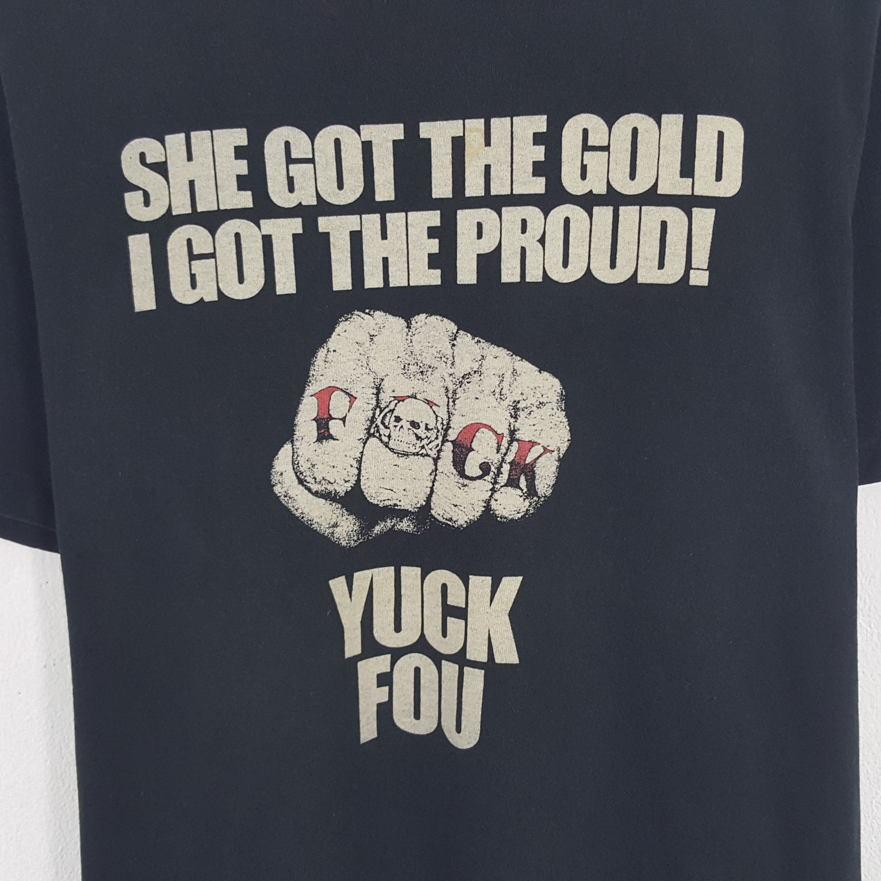 Hysteric Glamour × Vintage Vintage Hysteric She Got The Gold I Got The Proud Tshirt Size US L / EU 52-54 / 3 - 2 Thumbnail