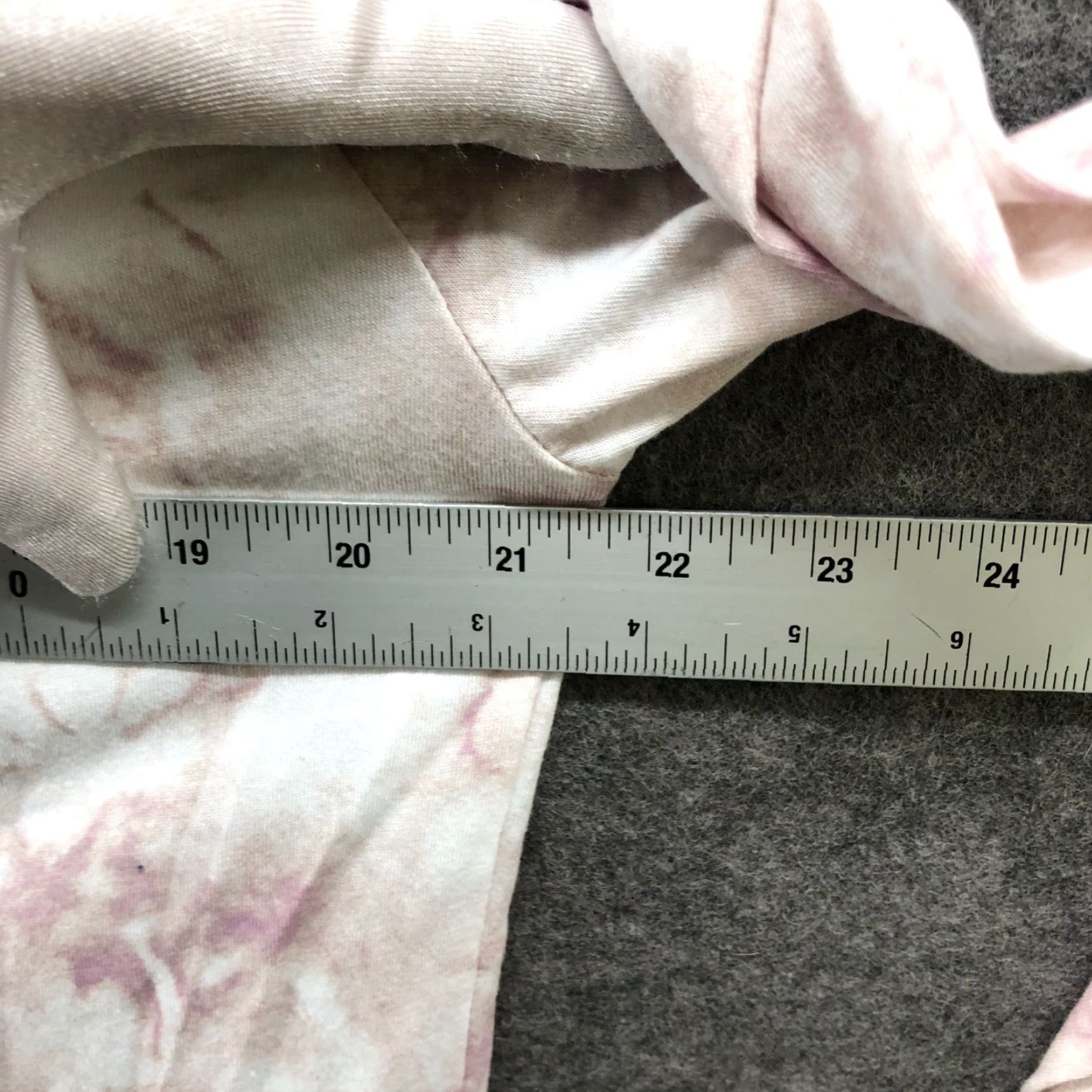 Pinko Friends Long Sleeve T Shirt Mens XL Tie Dye Crewneck Pink White Mauve Colorful 90s Logo Shirt Size US XL / EU 56 / 4 - 7 Thumbnail