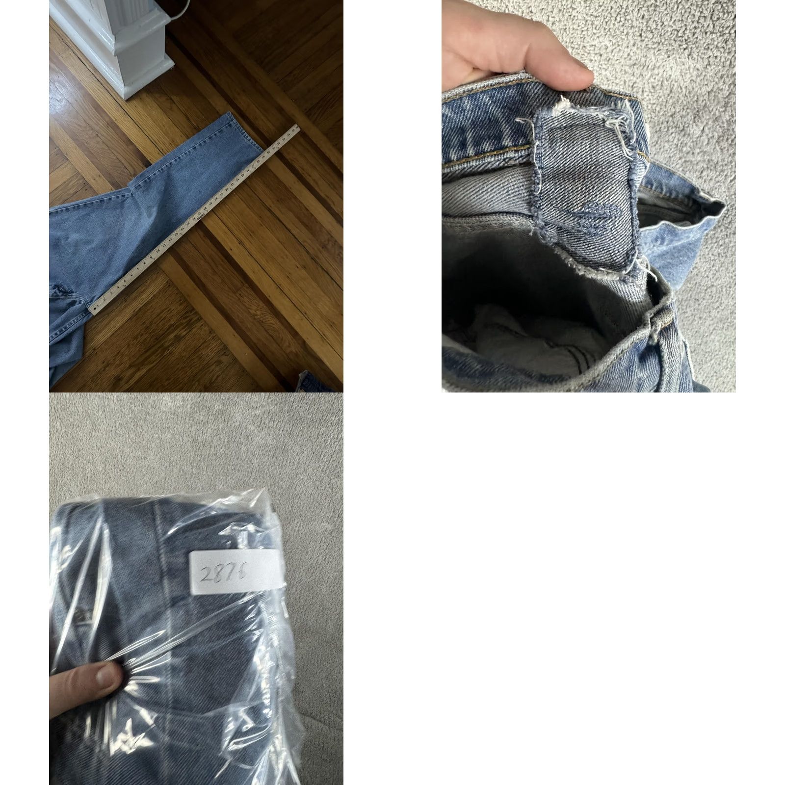 Wrangler Wrangler Jeans Mens 36x32 Blue Regular Fit Denim Straight Leg Jeans High Rise but not included? Size US 36 / EU 52 - 10 Thumbnail
