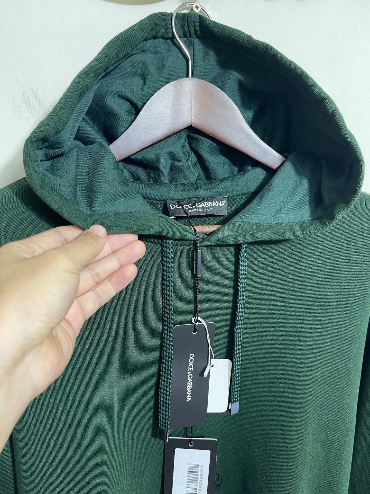 Dolce & Gabbana Dolce & Gabbana Dark Green Slim Hoodie 48 Size US M / EU 48-50 / 2 - 3 Thumbnail