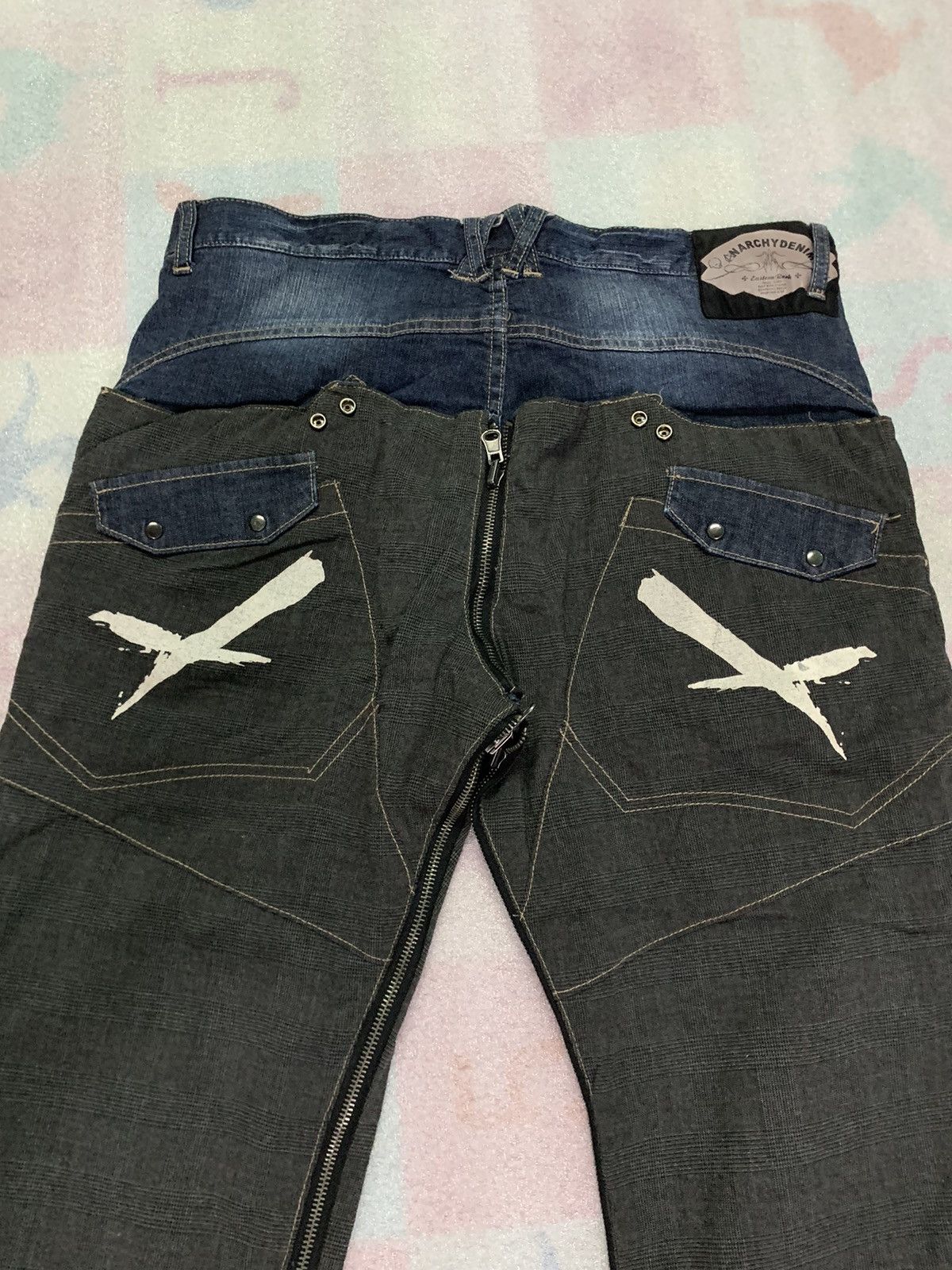 Japanese Brand × PPFM PPFM Anarchy Denim Reversible Size US 34 / EU 50 - 4 Thumbnail