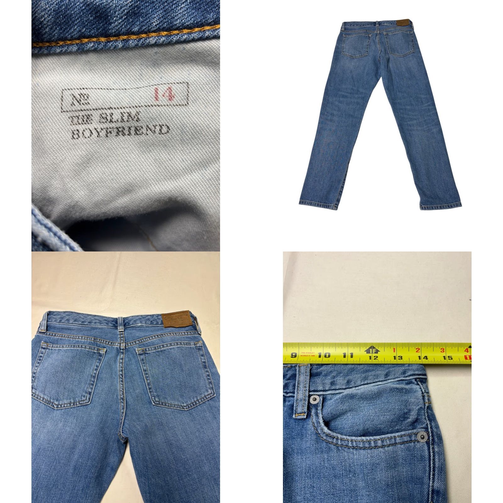 Polo Ralph Lauren Polo Ralph Lauren Slim Boyfriend Jeans Blue Embroidered Logo Women W28X26 Size 36" / US 14 / IT 50 - 8 Thumbnail
