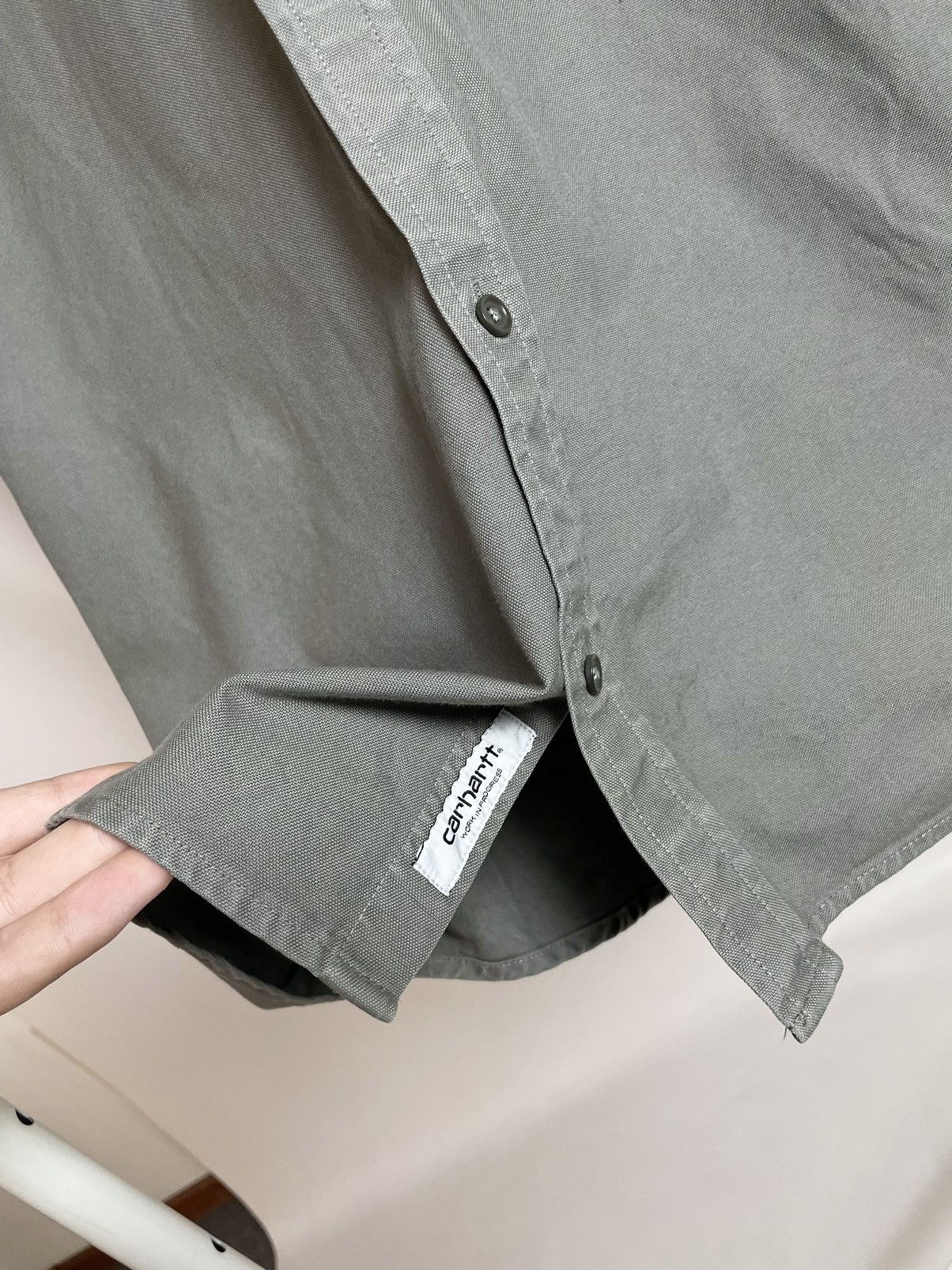Carhartt Wip CARHARTT WIP 🌲 khaki button up over shirt Size US L / EU 52-54 / 3 - 11 Thumbnail