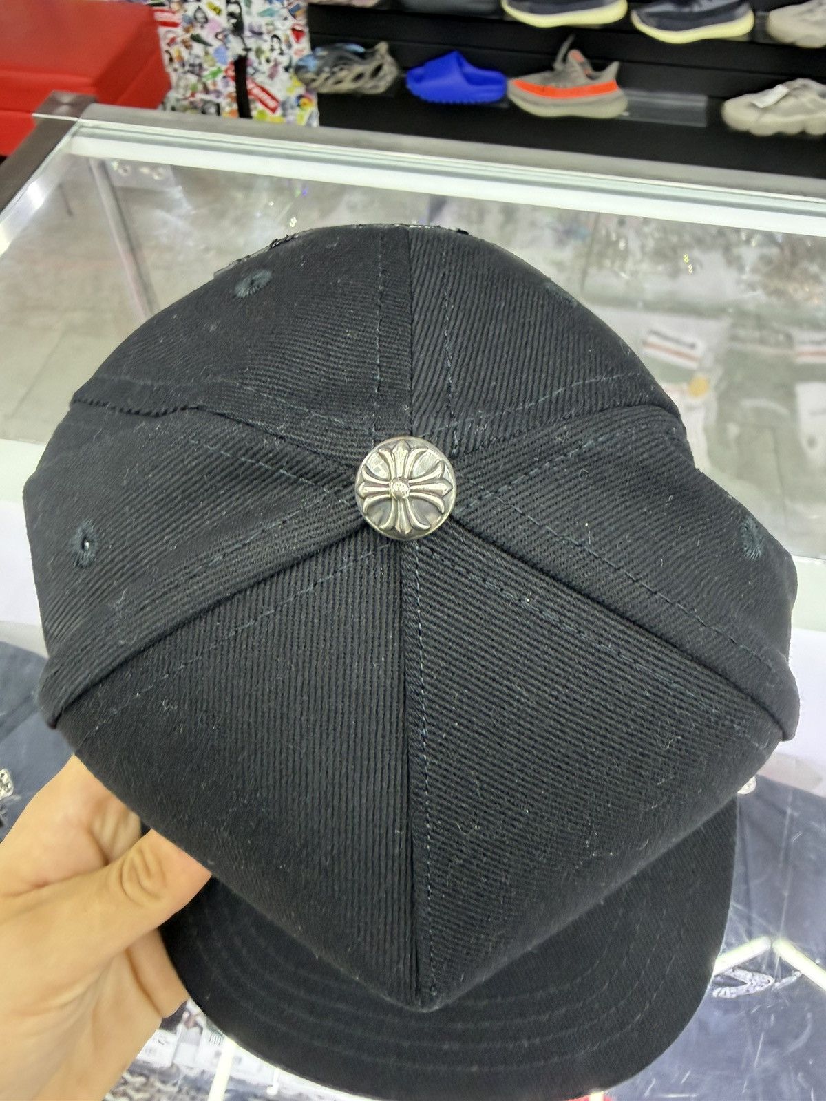 Chrome Hearts Chrome Hearts Horseshoe Denim Snapback Size ONE SIZE - 8 Thumbnail