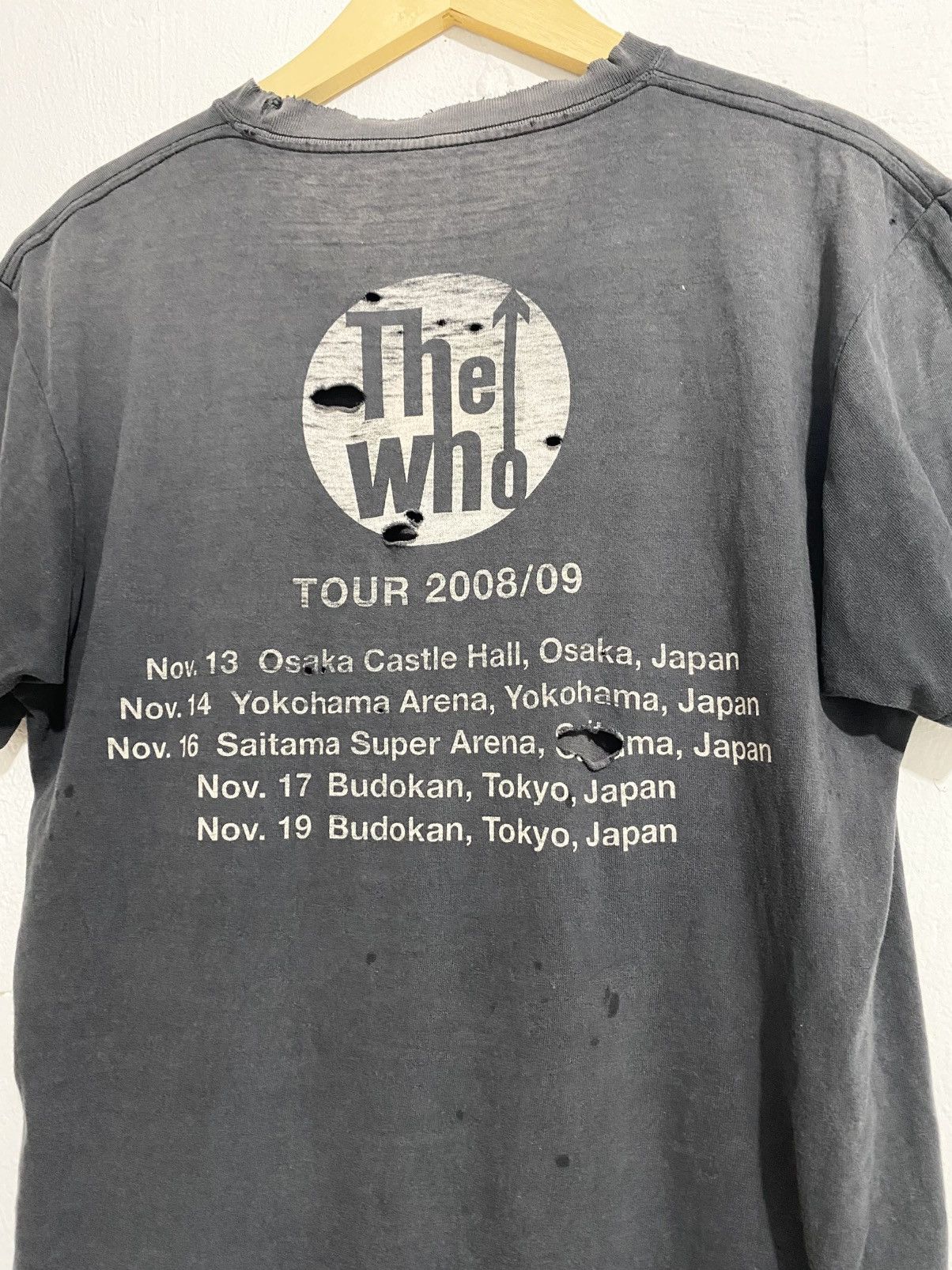 Band Tees Vintage The Who Tour Size US L / EU 52-54 / 3 - 3 Thumbnail